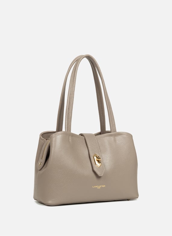 M tote bag - Top Double | Grey by LANCASTER M tote bag - Top Double Grey