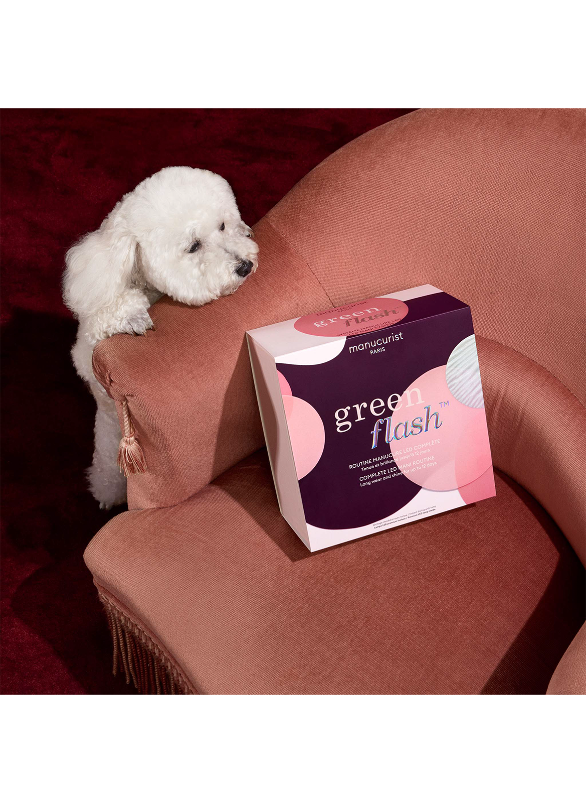 Green Flash Gift Set MANUCURIST Pale rose - prune