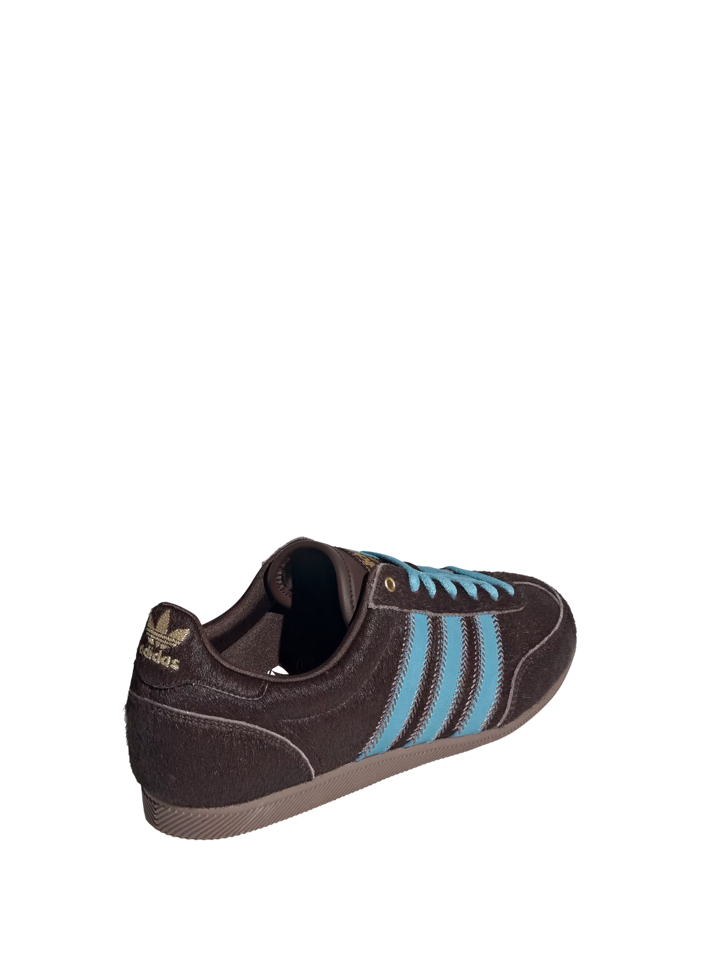 Mixed leather sneakers ADIDAS Brown