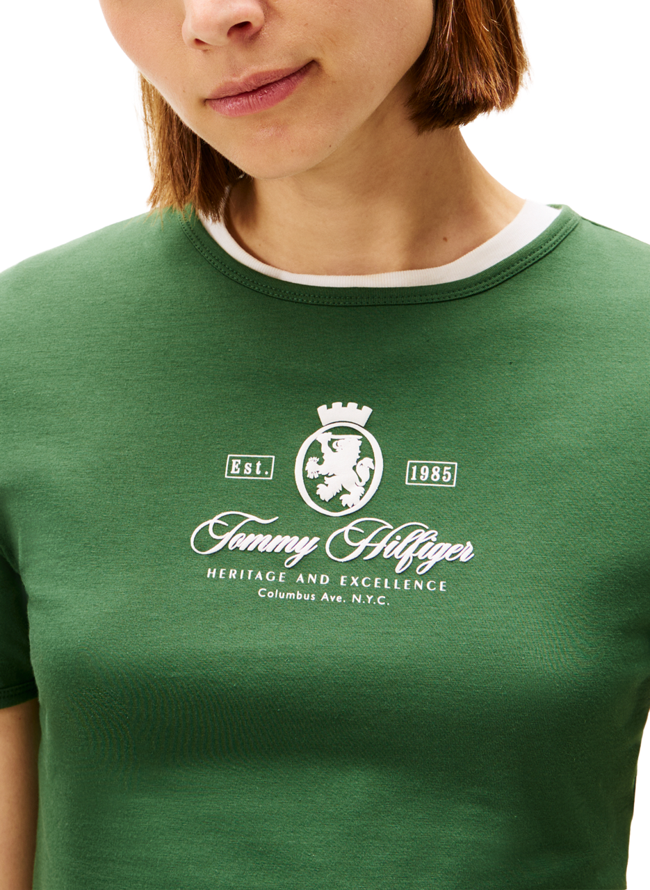 Classic Cotton T-Shirt TOMMY HILFIGER Green