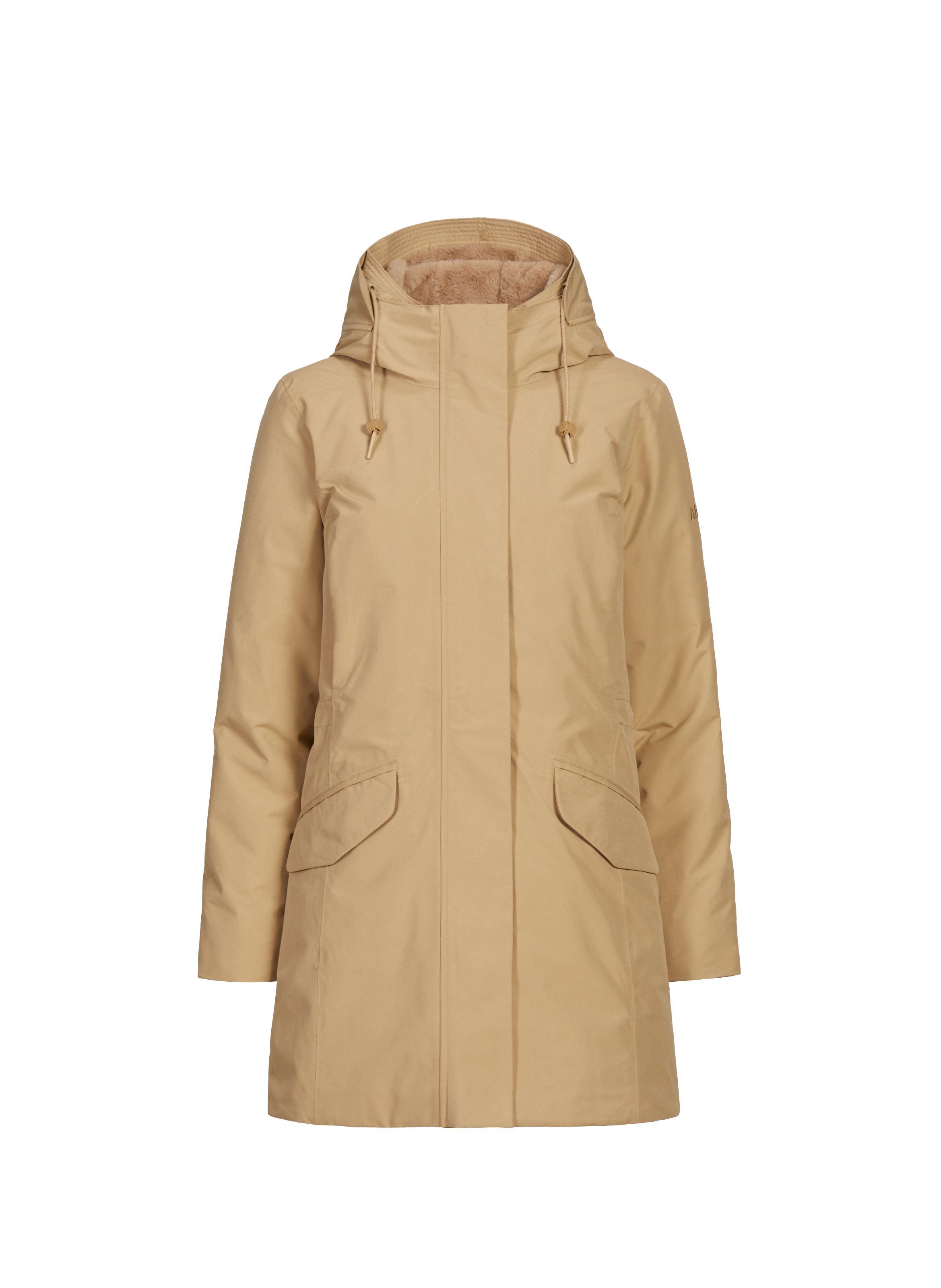 AIGLE Parka duvet ajustée GORE-TEX Beige