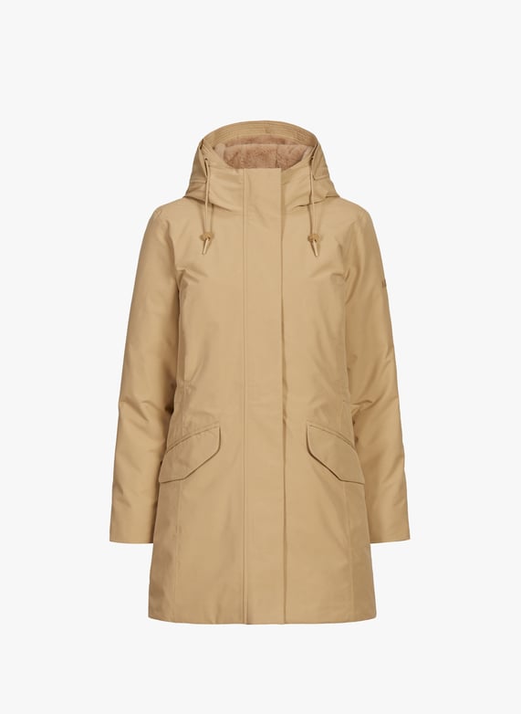 Parka duvet ajustée GORE-TEX | Beige by AIGLE Parka duvet ajustée GORE-TEX Beige