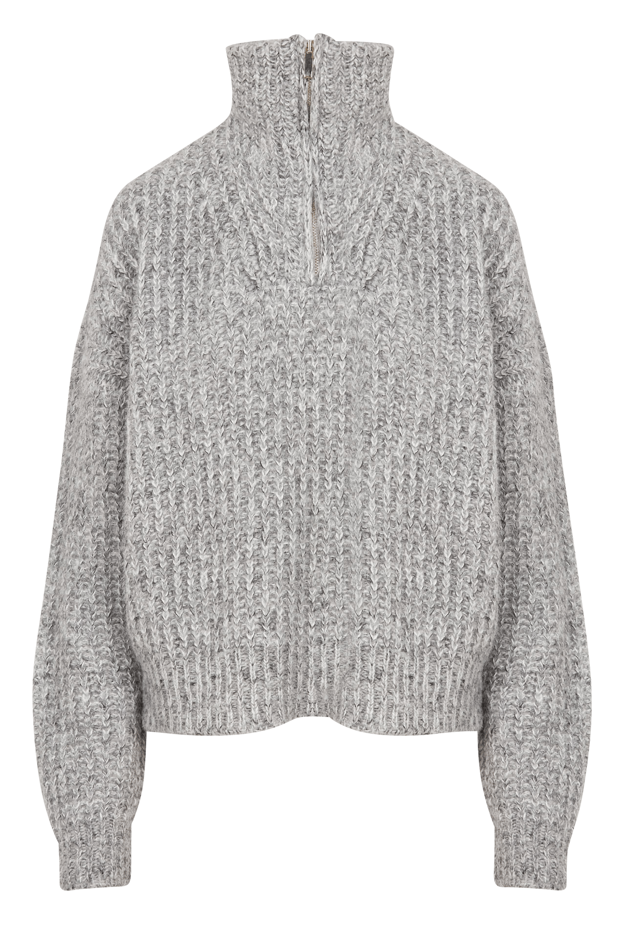 Pull col montant en laine mélangée baltan BA&SH Noir