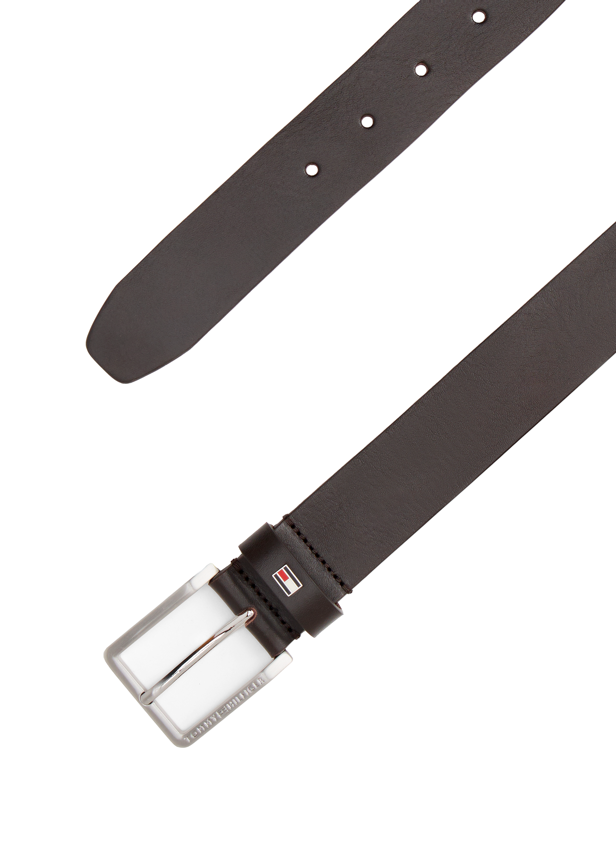 Ceinture en cuir de vache TOMMY HILFIGER Marron