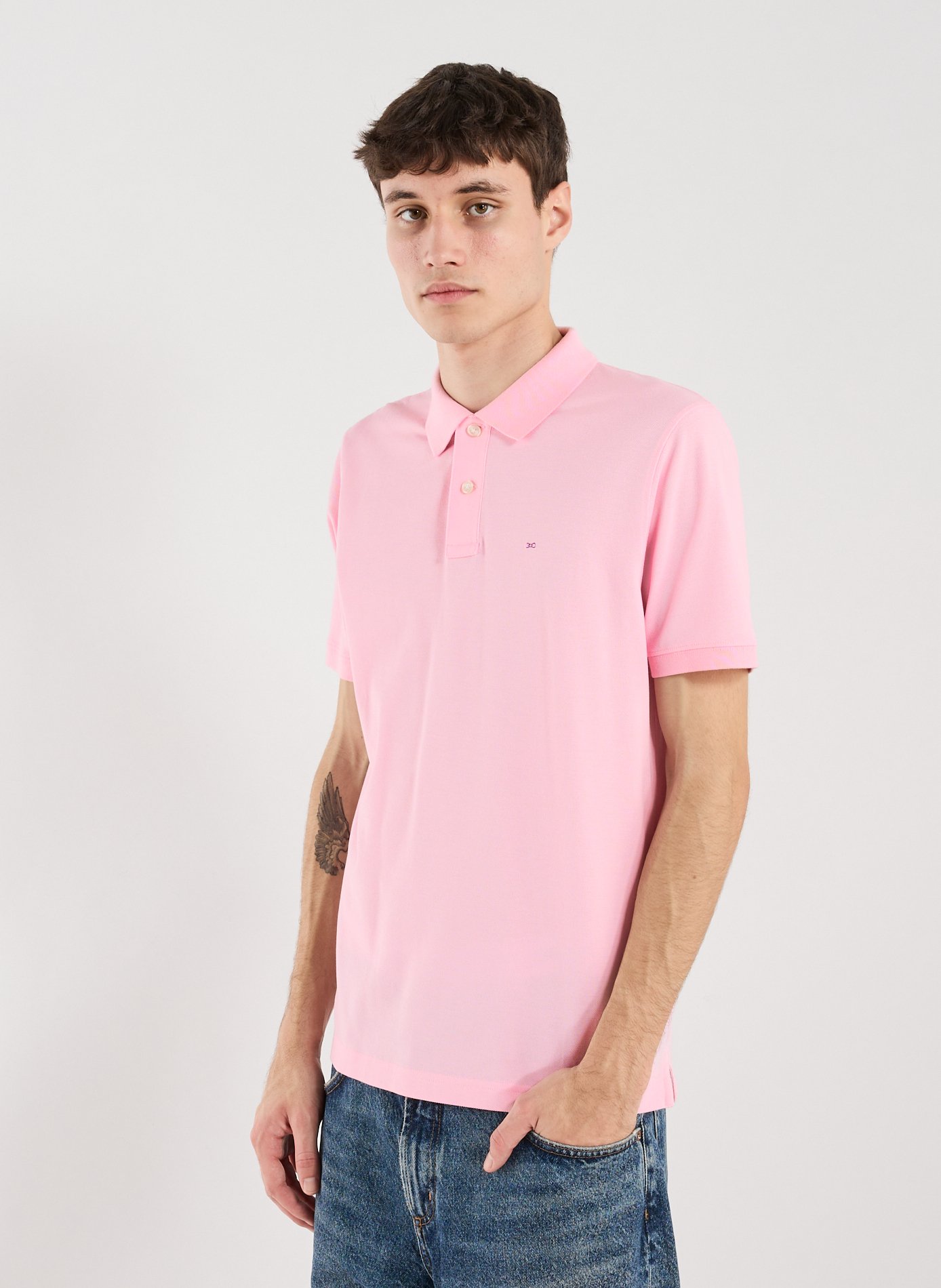 EDEN PARK Cotton pique polo shirt Pink