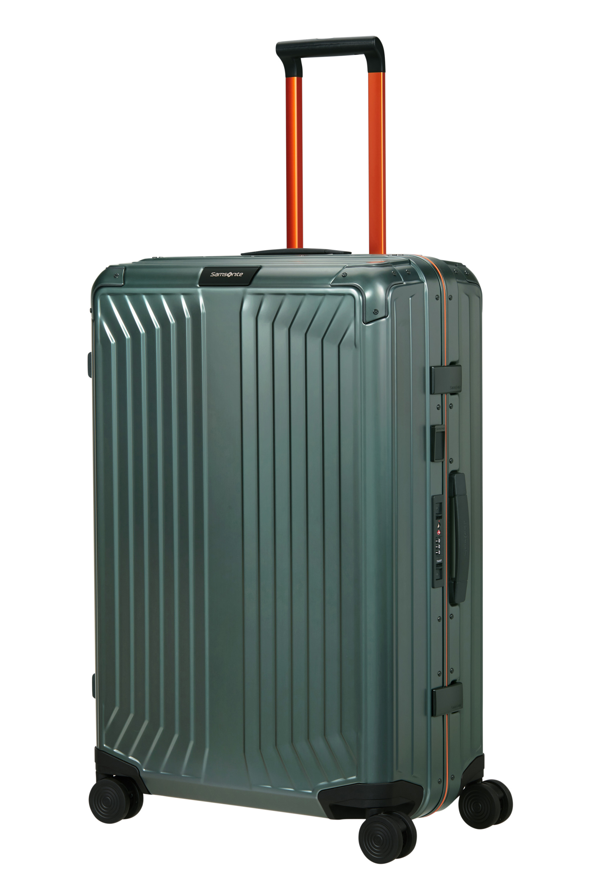 Lite-box alu valise 4 roues taille l SAMSONITE Vert