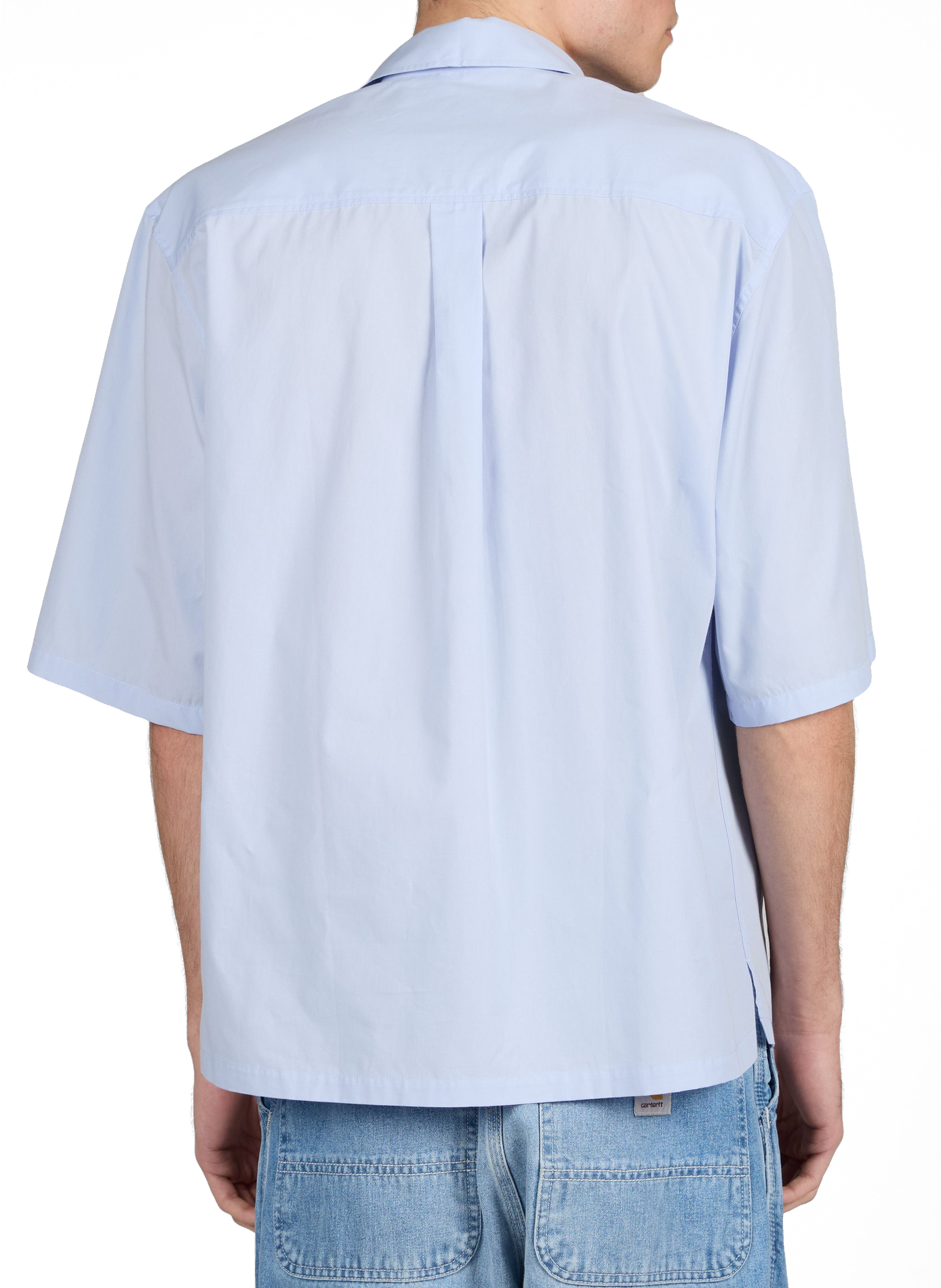 Cotton Shirt OFFICINE GENERALE Blue