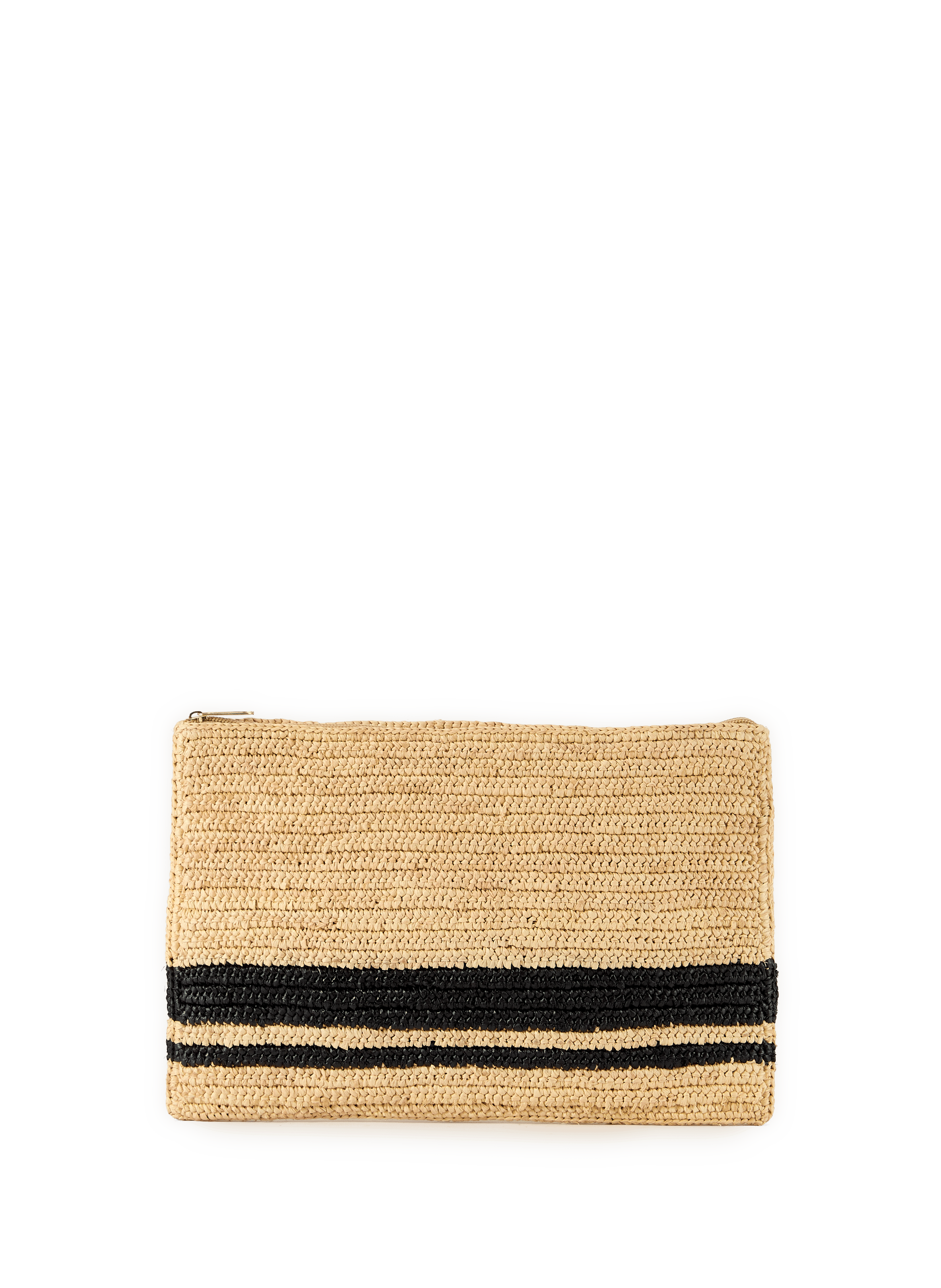 Raffia clutch bag SAISON 1865 Multicolour