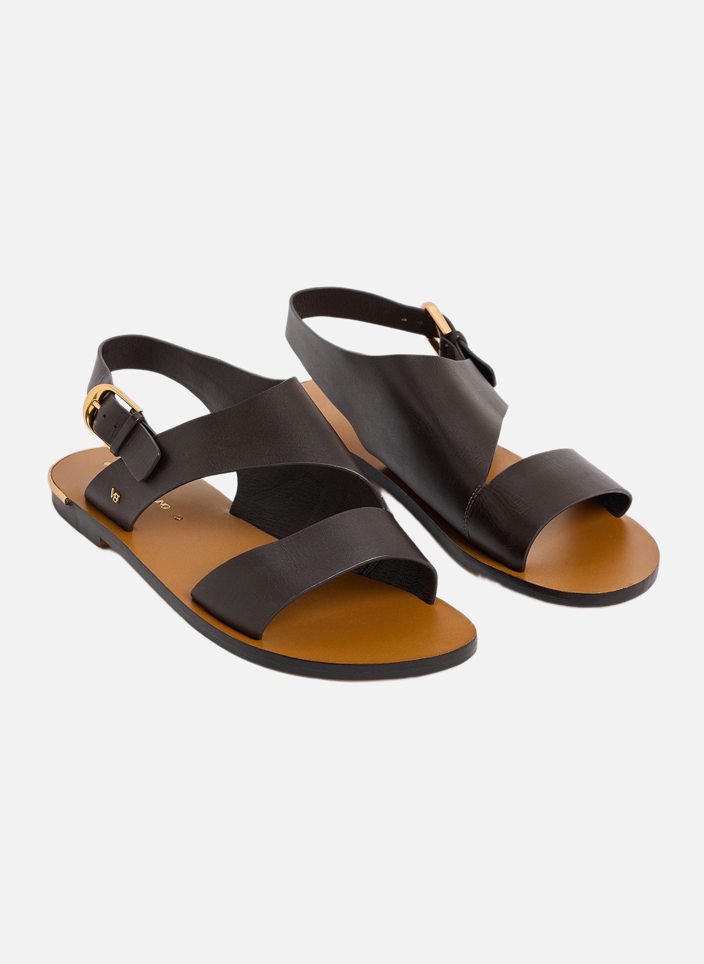 Sandales plates VANESSA BRUNO Marron