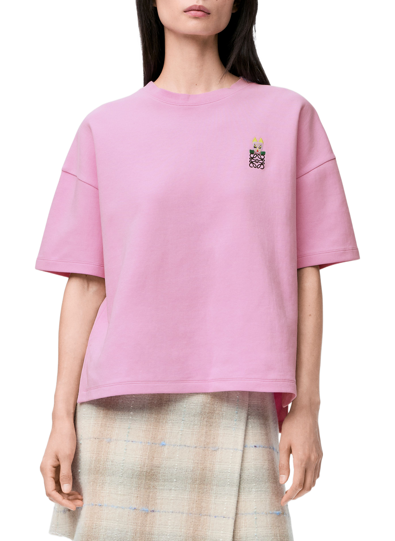 LOEWE x Louis Wain - Classic blended cotton T-shirt LOEWE Pink