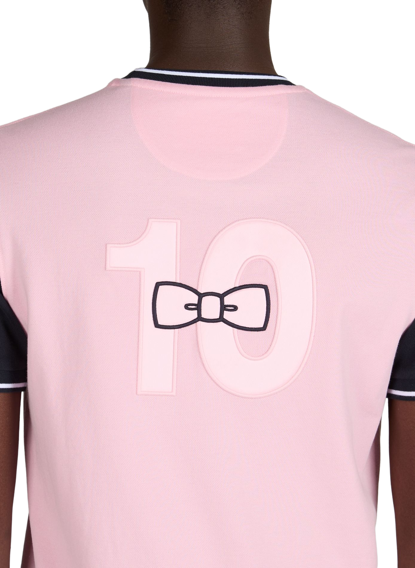 Straight T-shirt with embroidered logo in cotton EDEN PARK Pink