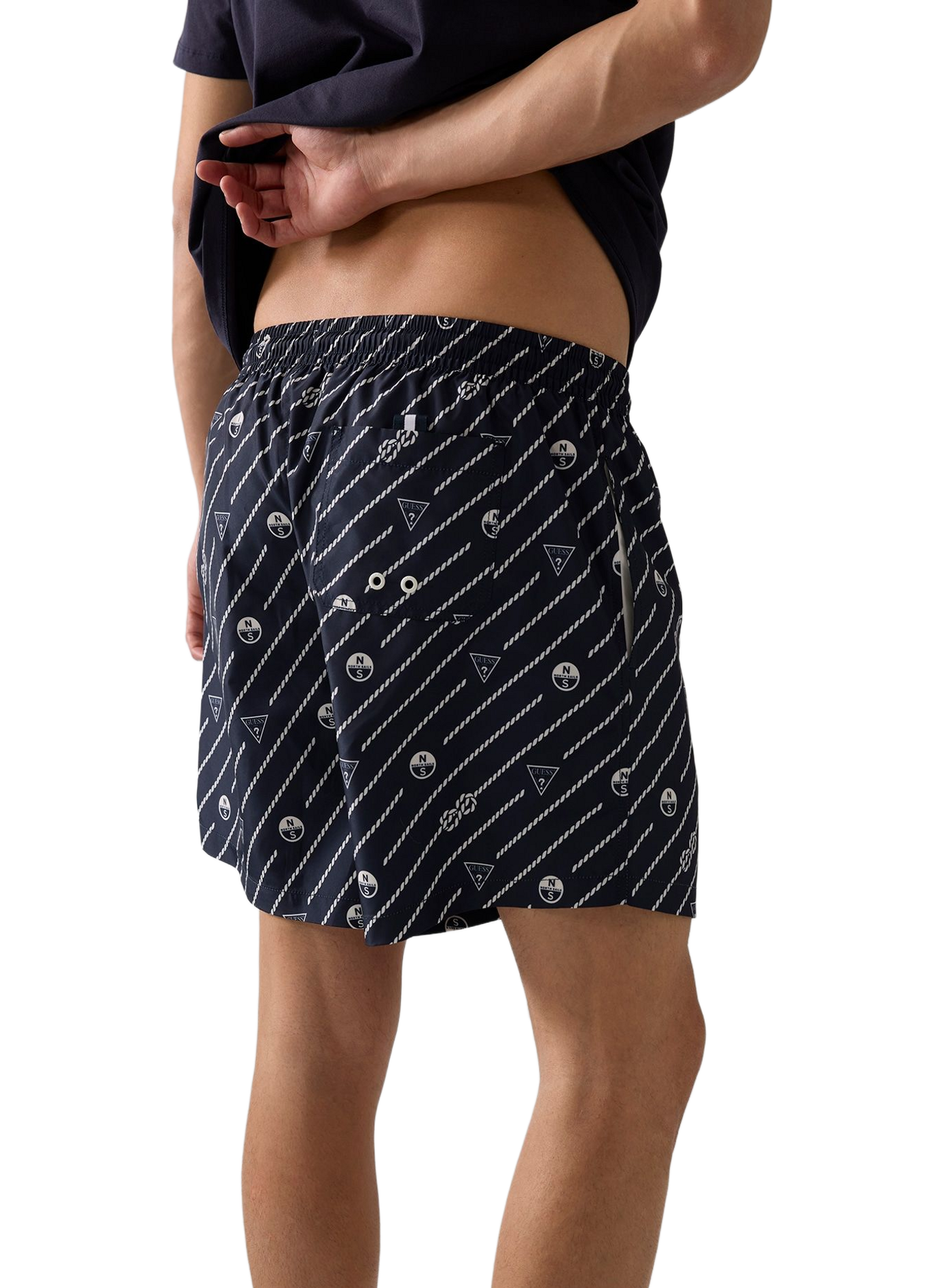 Logo swim shorts GUESS Blue