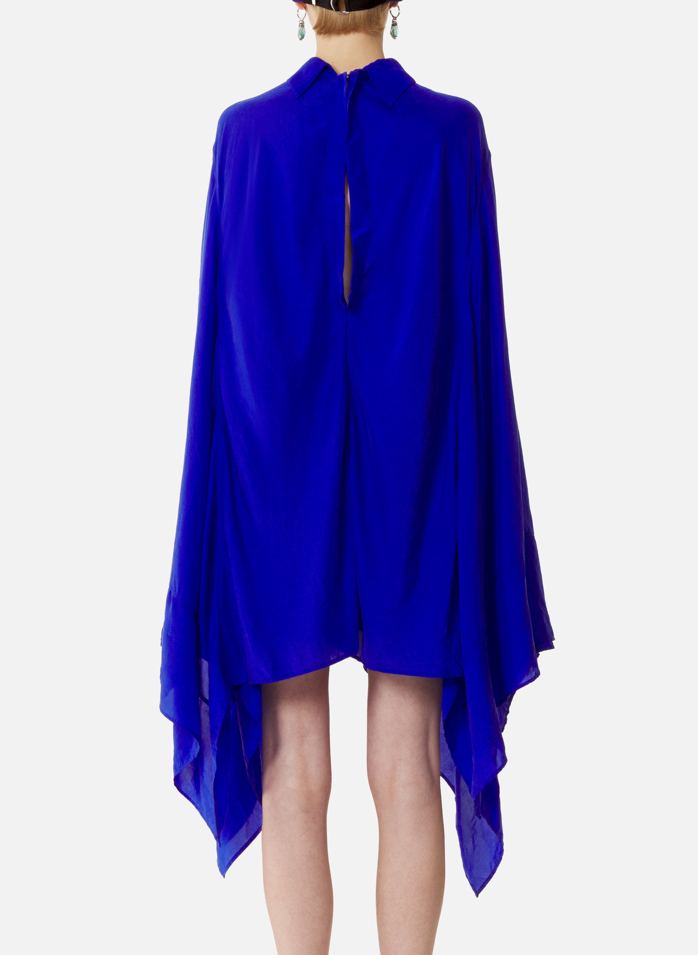 Haut ample en soie LANVIN Bleu