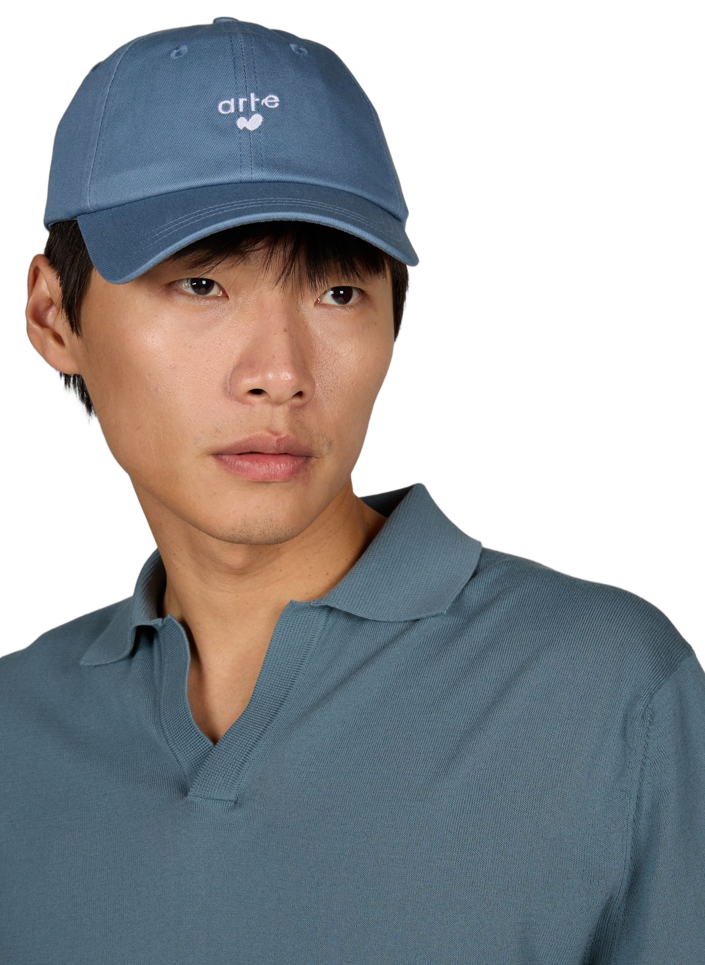 Cotton cap with logo embroidery ARTE ANTWERP Blue