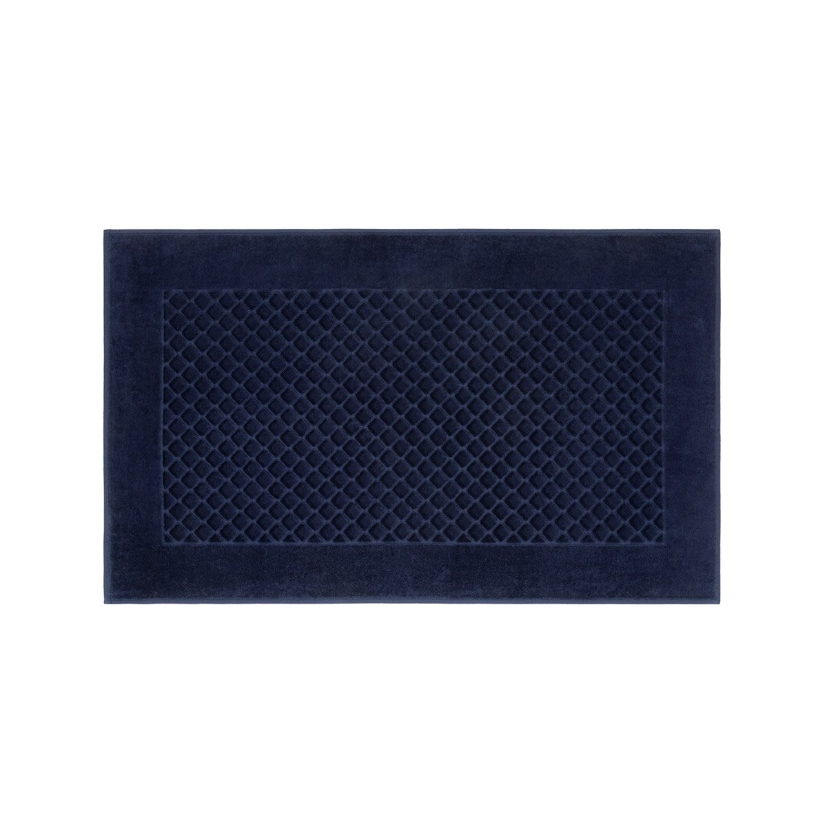 Tapis de bain  en coton, etoile BleuYVES DELORME