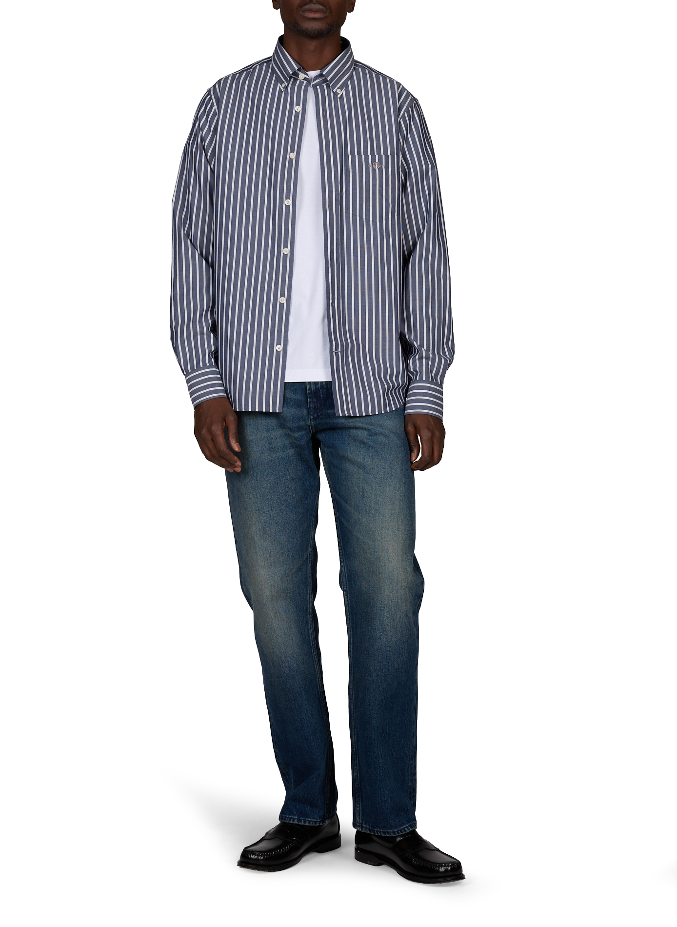 Chemise en coton GANT Bleu