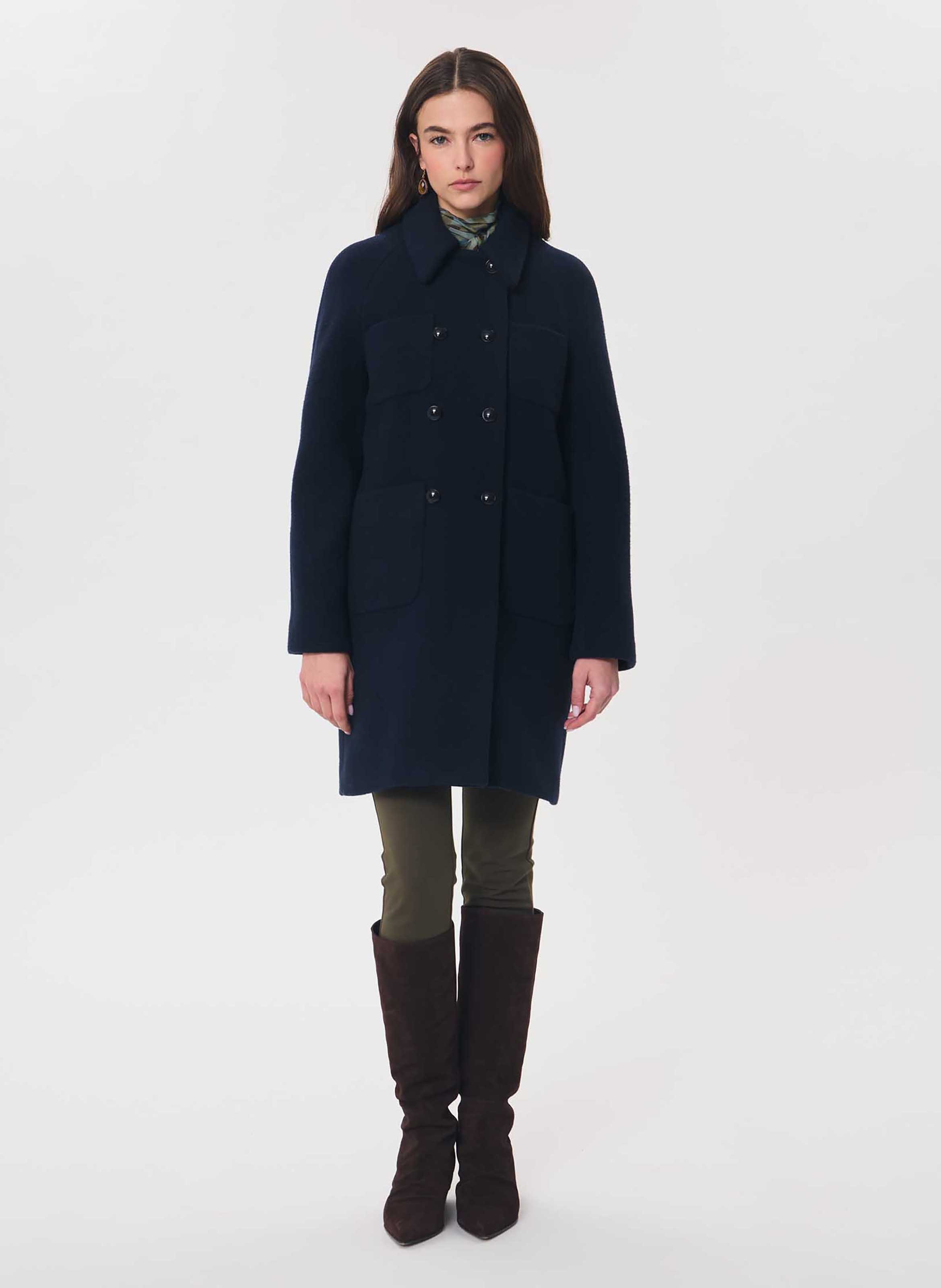 Manteau maryline TARA JARMON Bleu