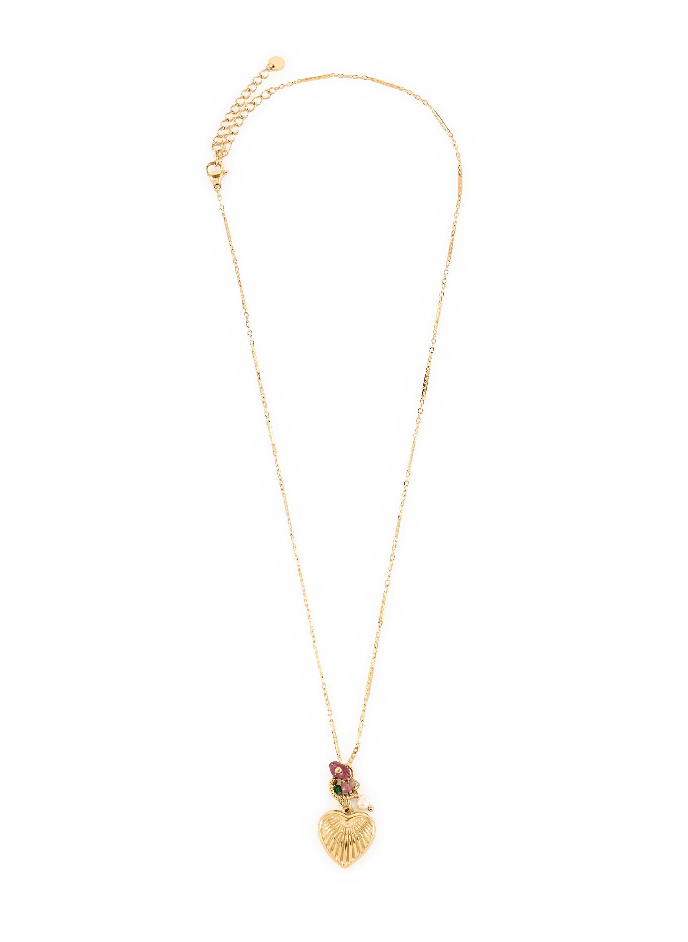 Collier en acier mélangé AU PRINTEMPS PARIS Goud