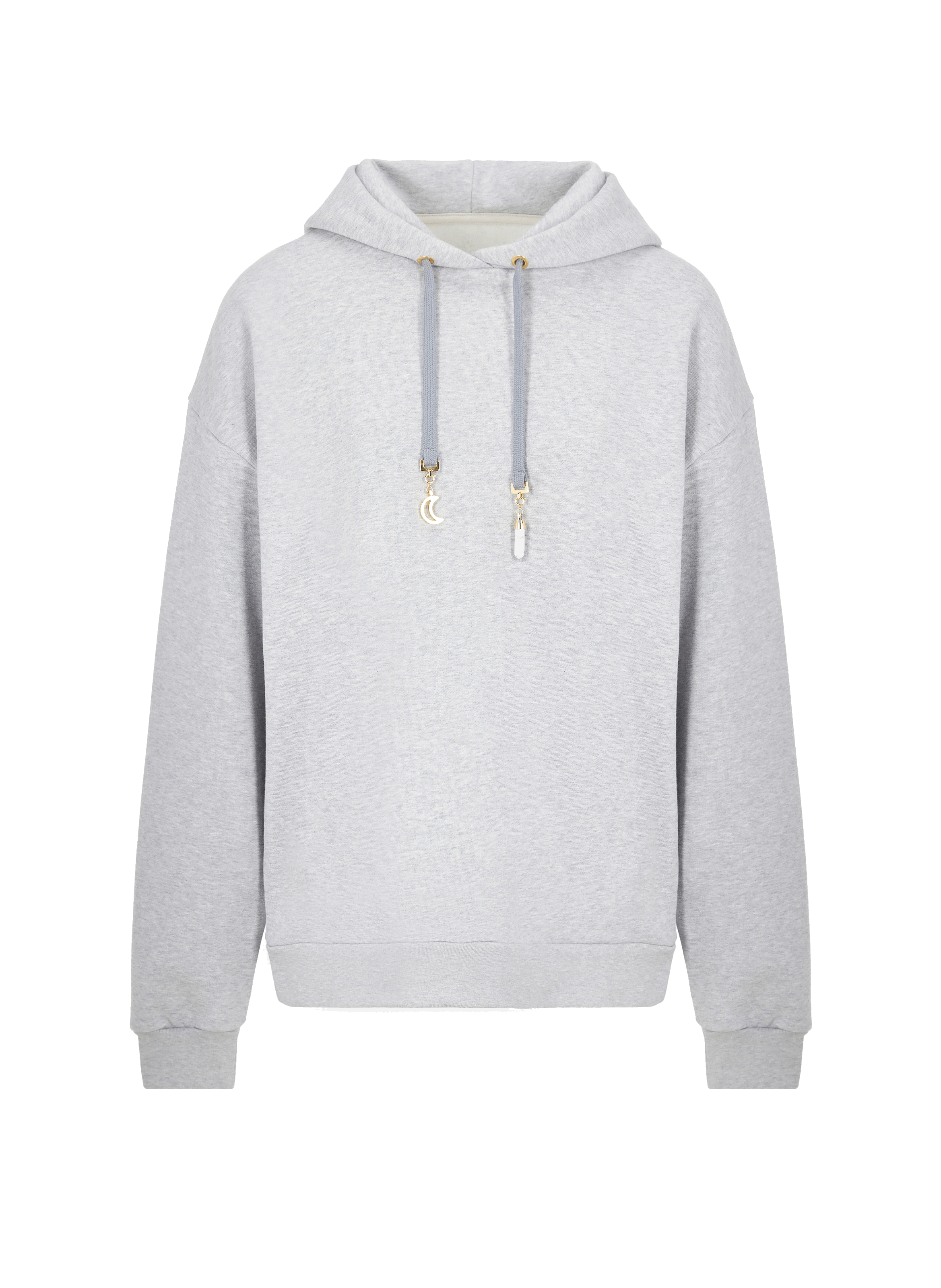 THE SOCIAL SUNDAY Organic cotton hoodie Grey
