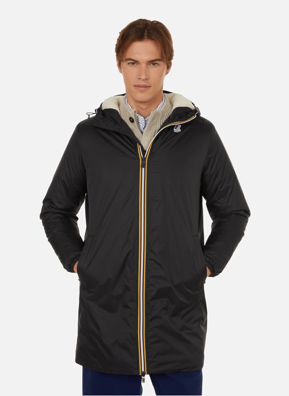 Veste longue discount k way homme