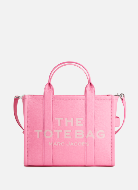 Small The Tote Bag in pink leatherMARC JACOBS 
