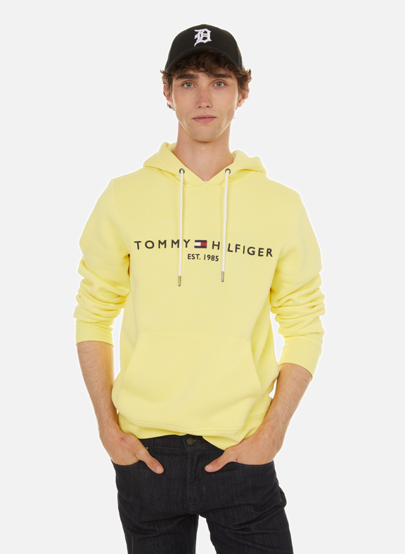 TOMMY HILFIGER Hoodie with multiple cotton drawstrings Yellow