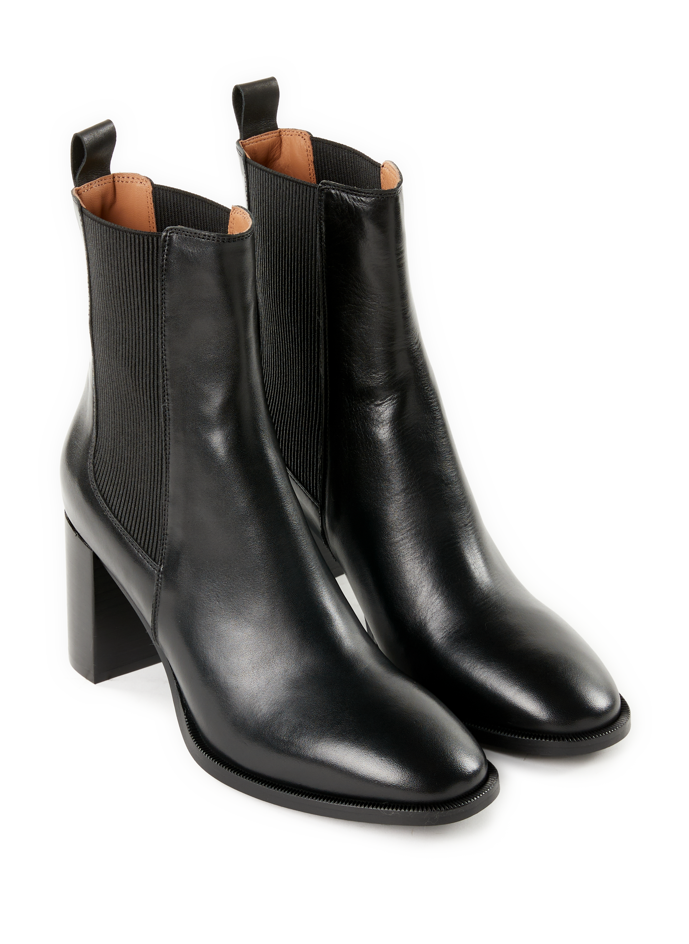 Bottines Barbie en cuir SAISON 1865 Noir