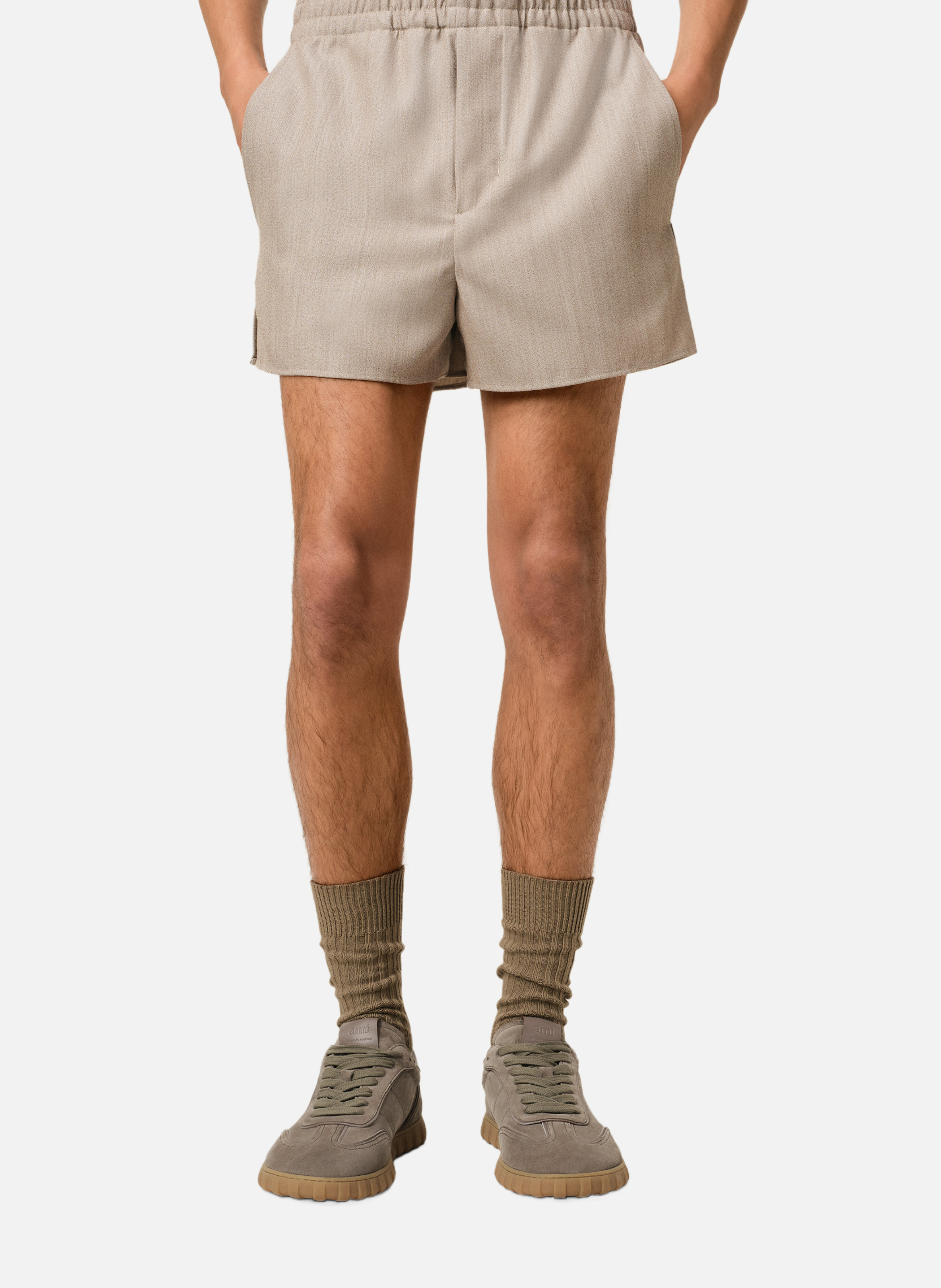 Baskets step basses unisexe AMI PARIS Gris