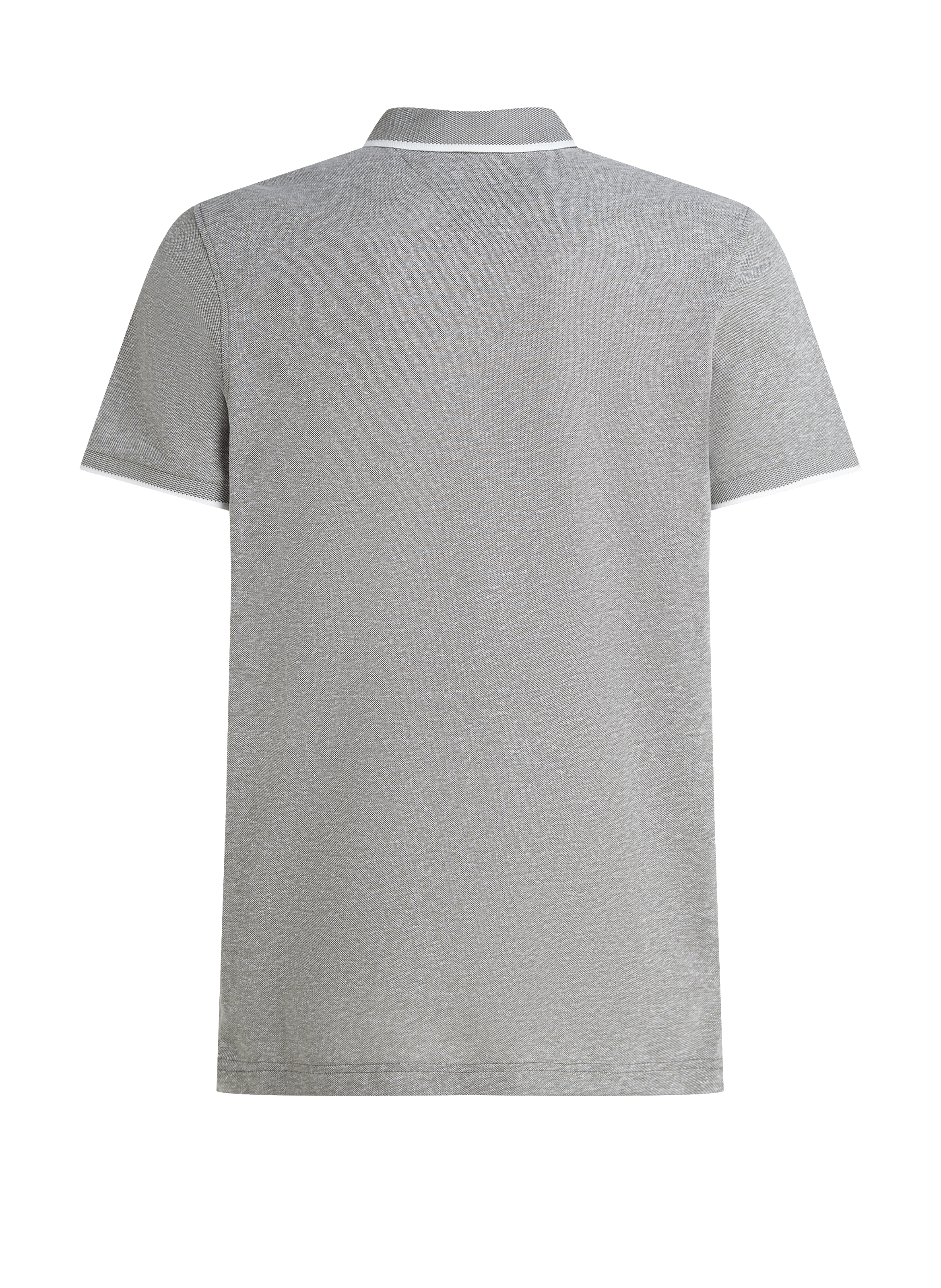 Cotton and linen polo shirt TOMMY HILFIGER Green