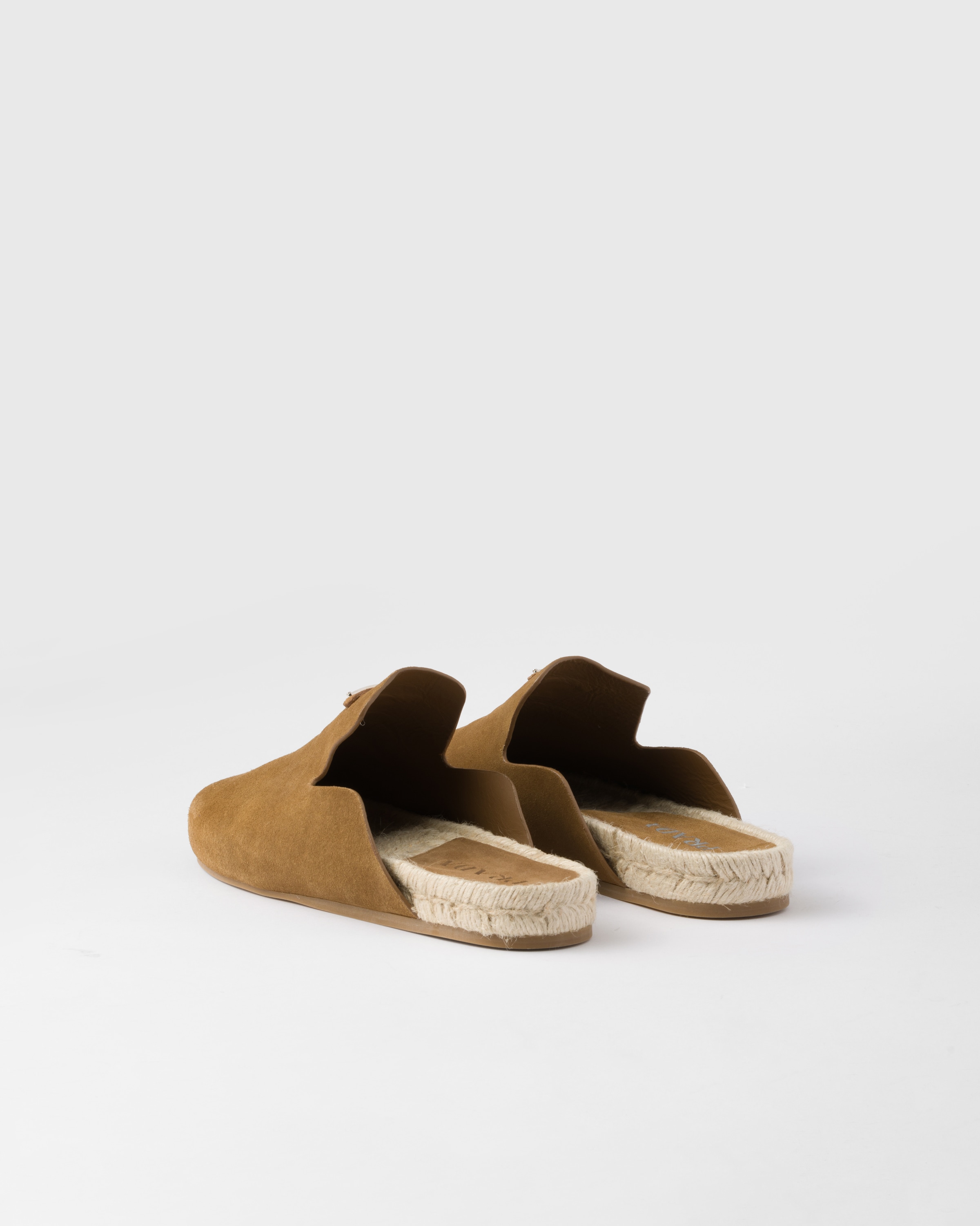 Mules en veau velours PRADA 