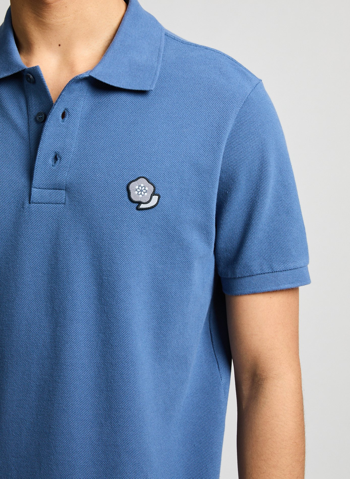 Embroidered Pop Polo KENZO Blue