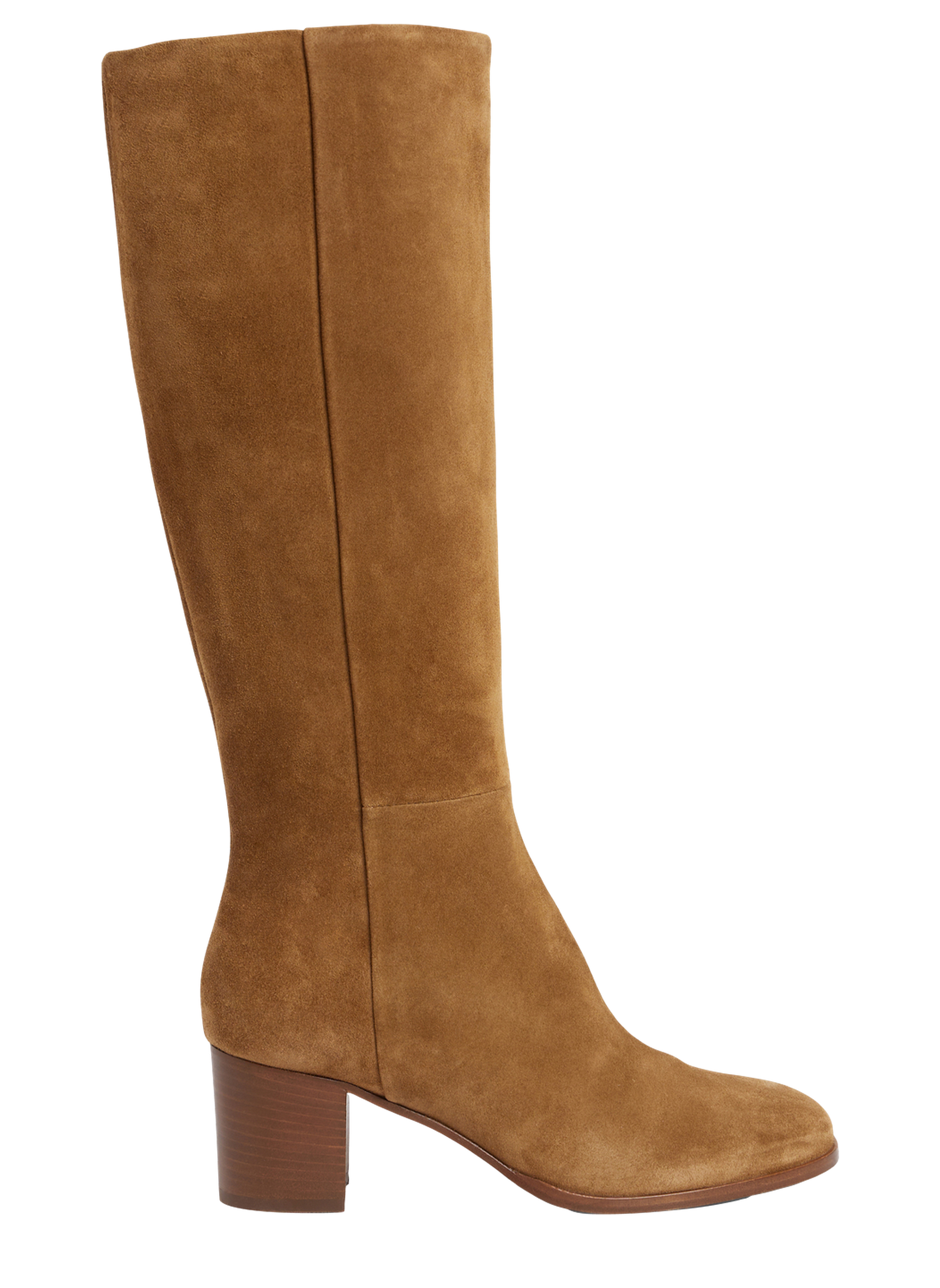 Bottes en cuir velours - lizzie GERARD DAREL Marron