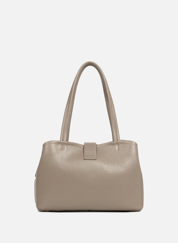 M tote bag - Top Double | Grey by LANCASTER M tote bag - Top Double Grey