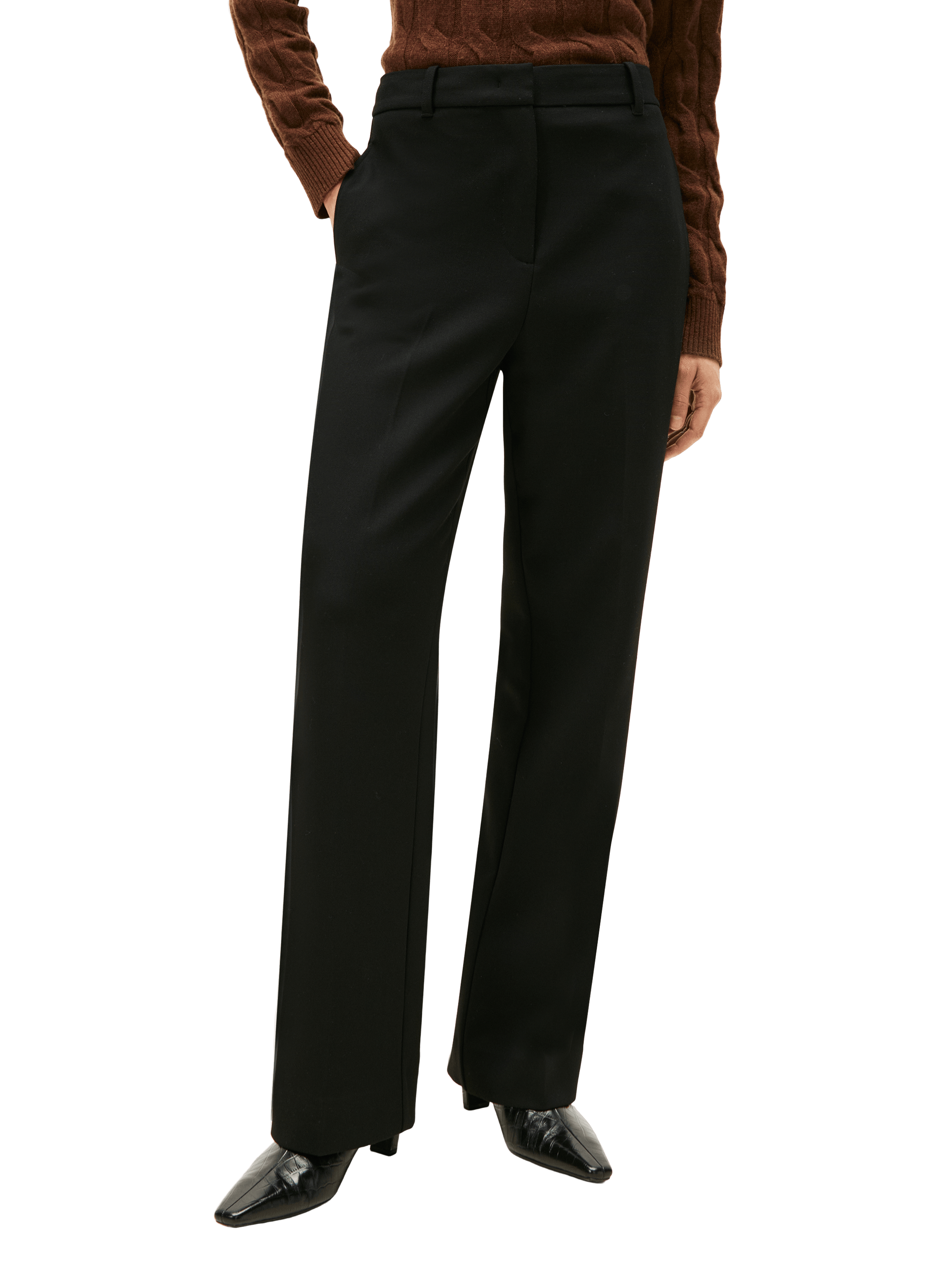 TOMMY HILFIGER Pantalon droit Noir