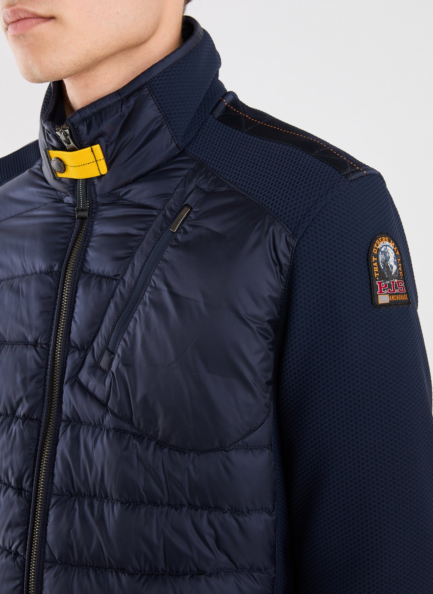 Quilted straight blouse PARAJUMPERS Blue