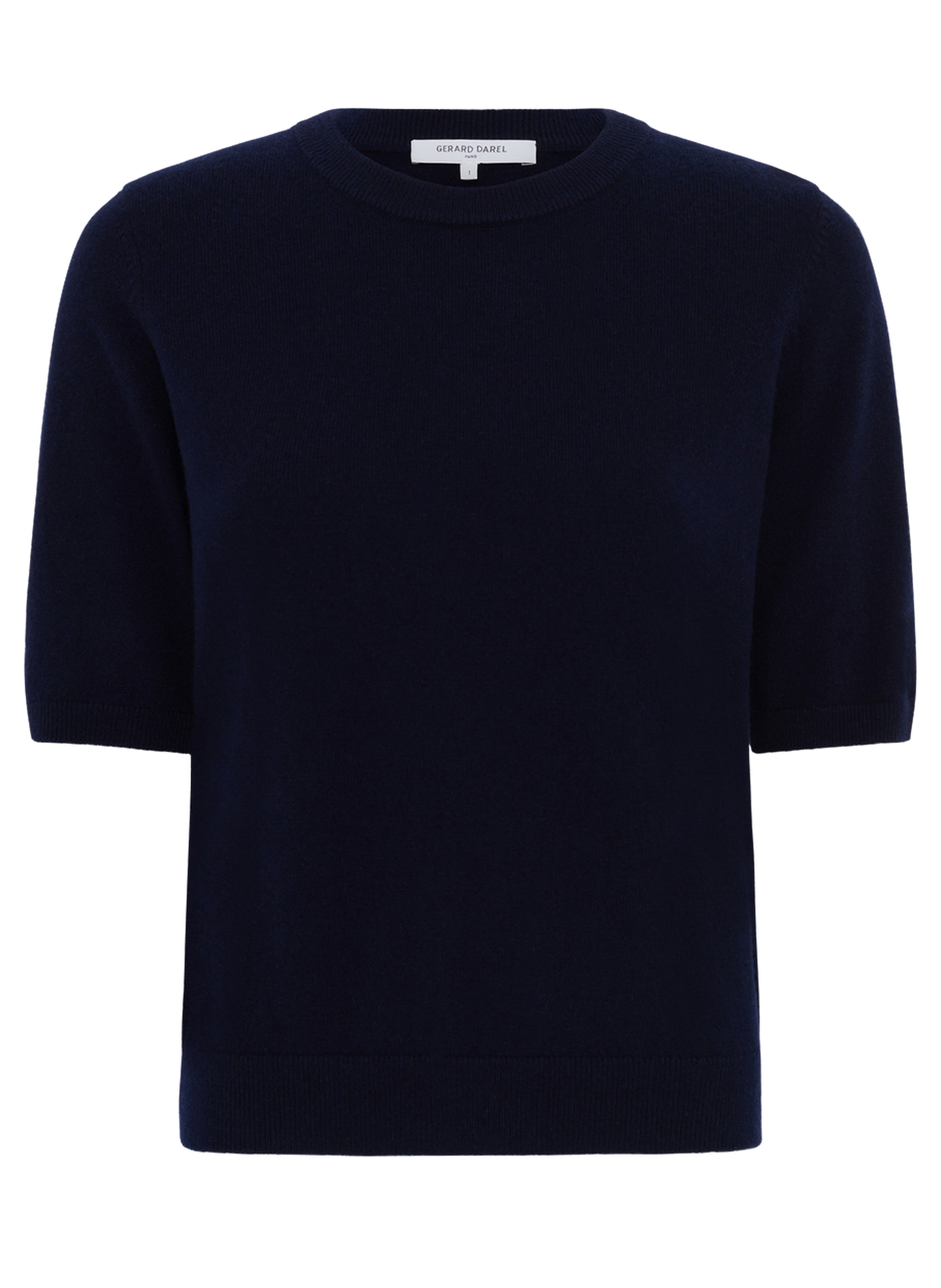 Pull à manches courtes en laine - evaelle GERARD DAREL Bleu