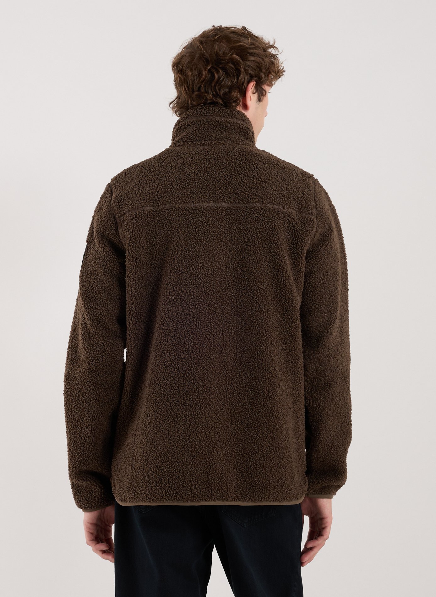 Zip-up fleece jacket DIDRIKSONS Brown