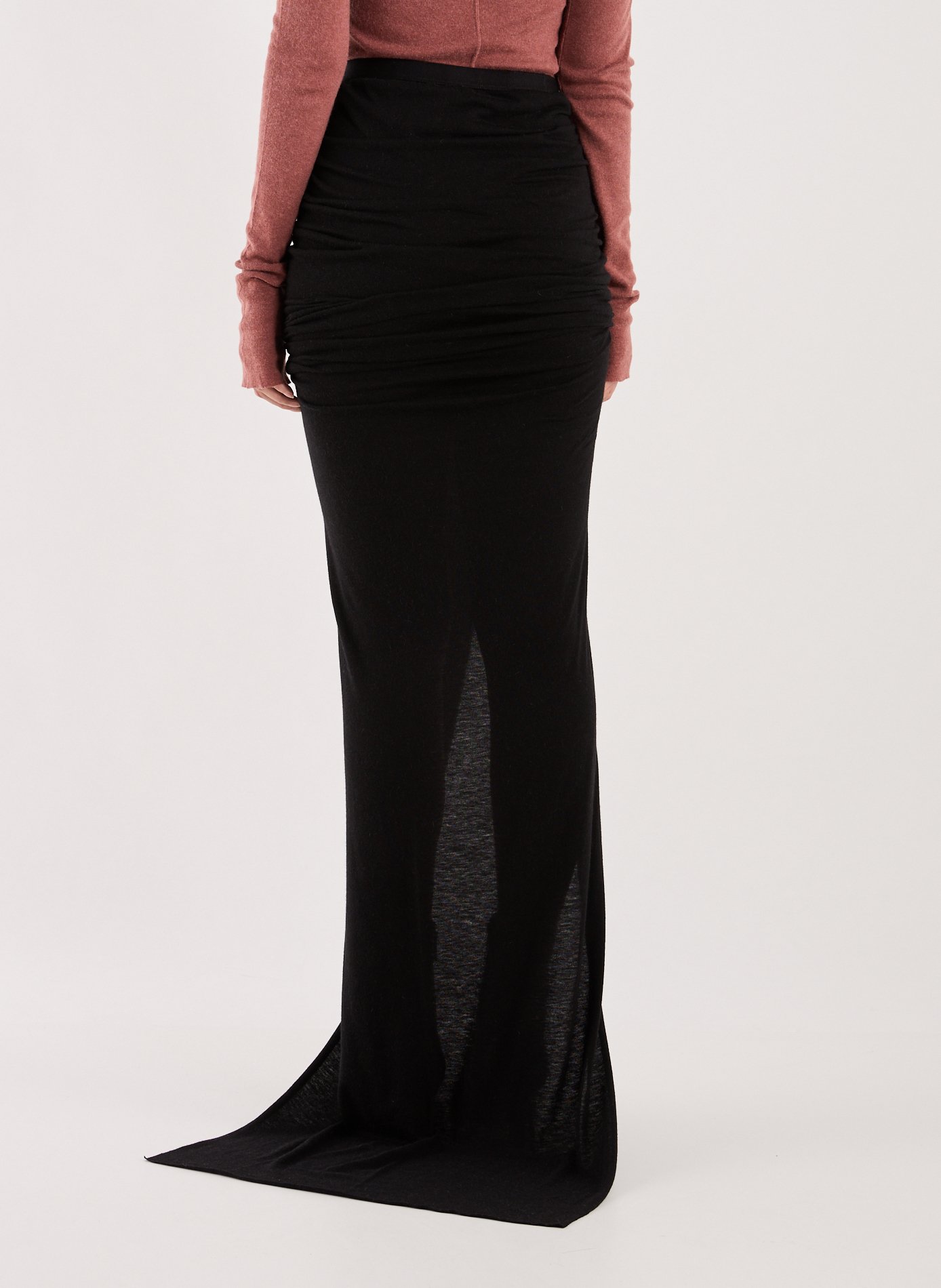 Extra Long Skirt RICK OWENS Black