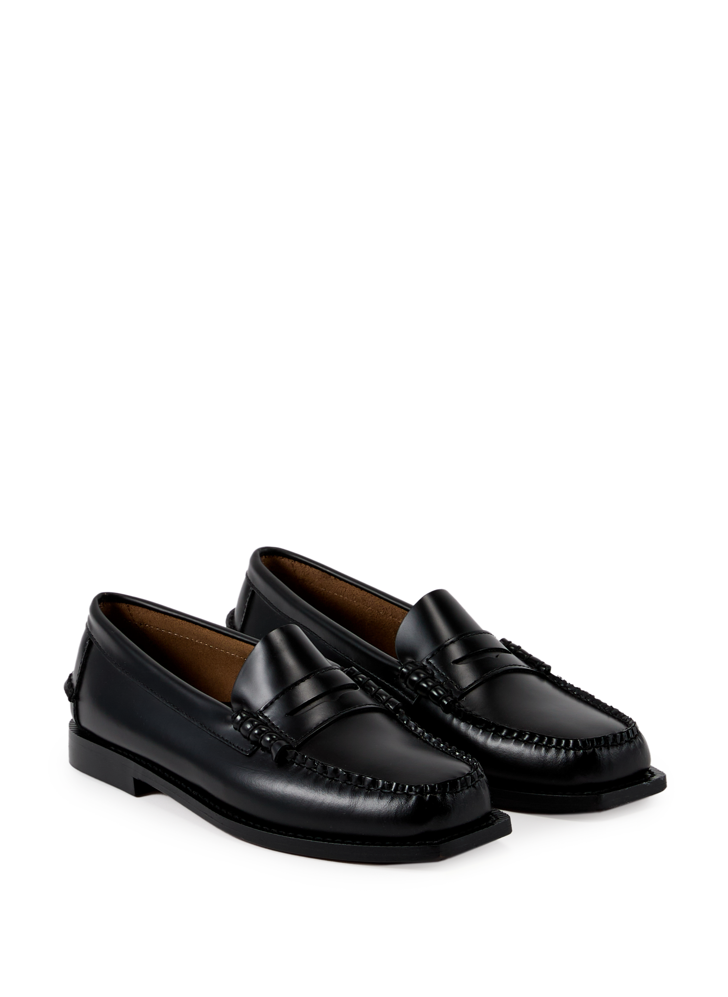 Calfskin leather loafers SEBAGO Black