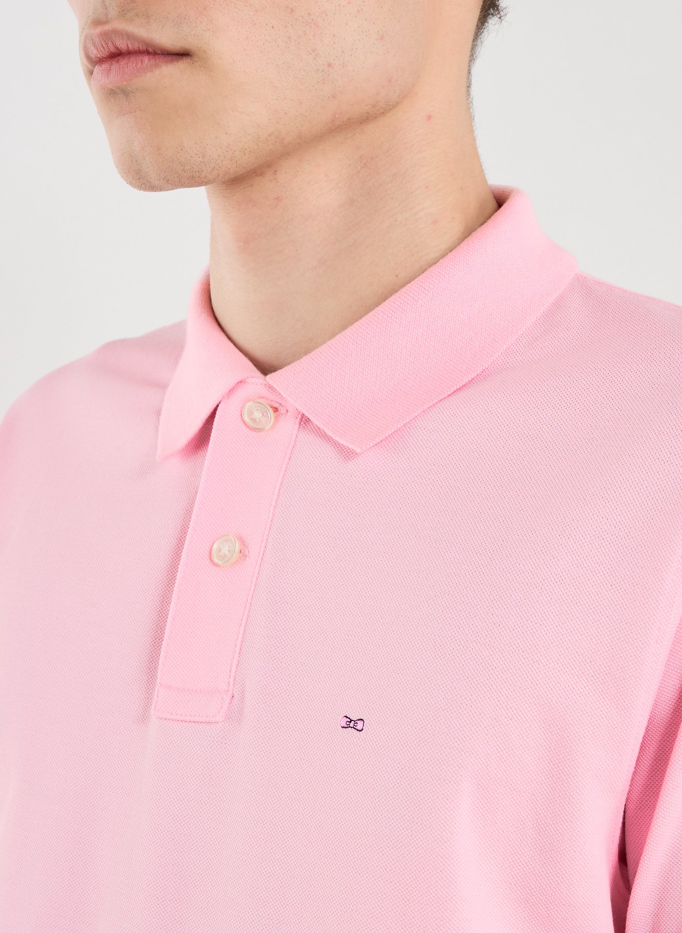 Polo en coton piqué  EDEN PARK Rose