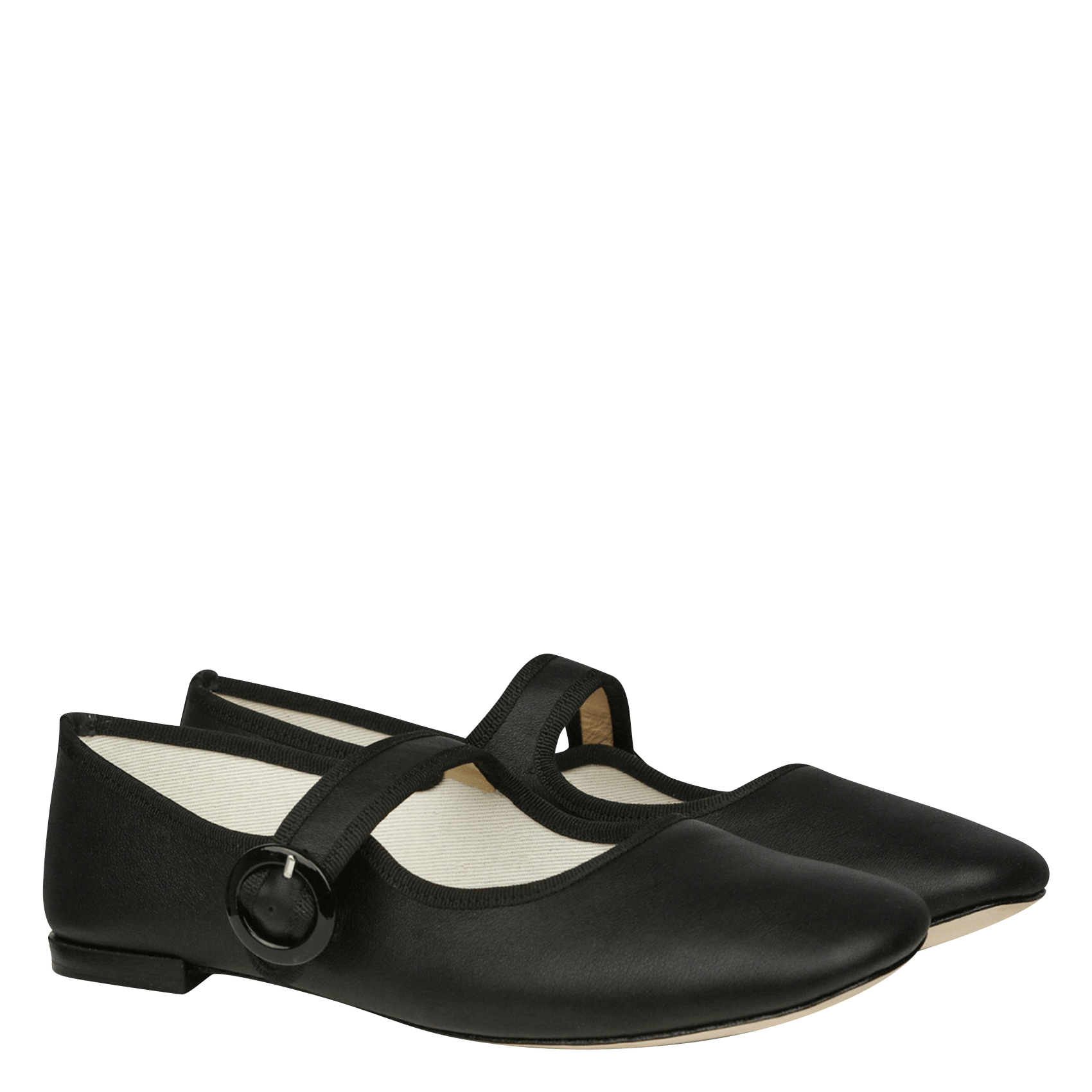 Ballerines en cuir georgia REPETTO Noir