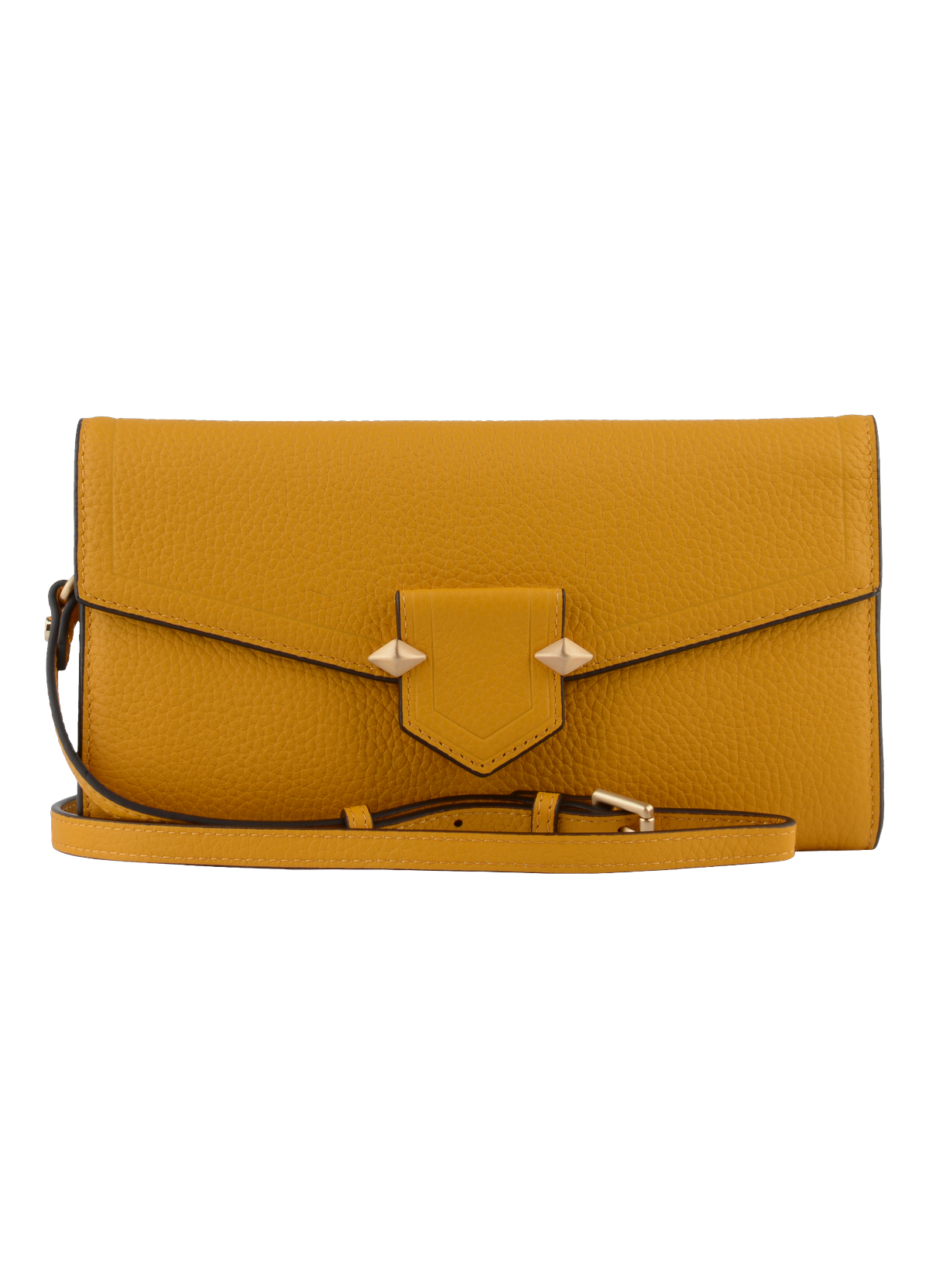 Sèvres | pochette en cuir de vachette Jaune
