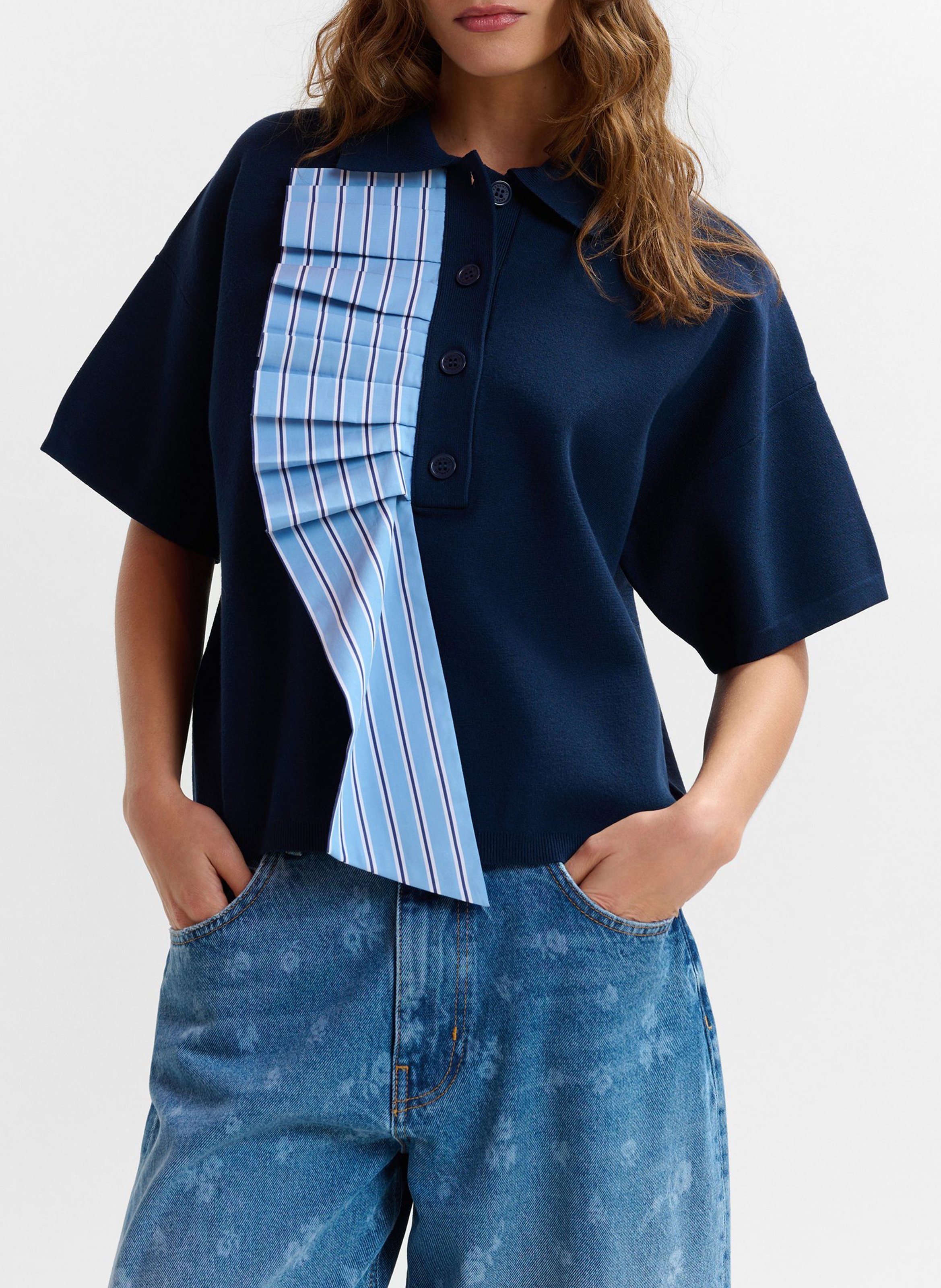 Polo manches courtes Jumble ESSENTIEL ANTWERP Bleu