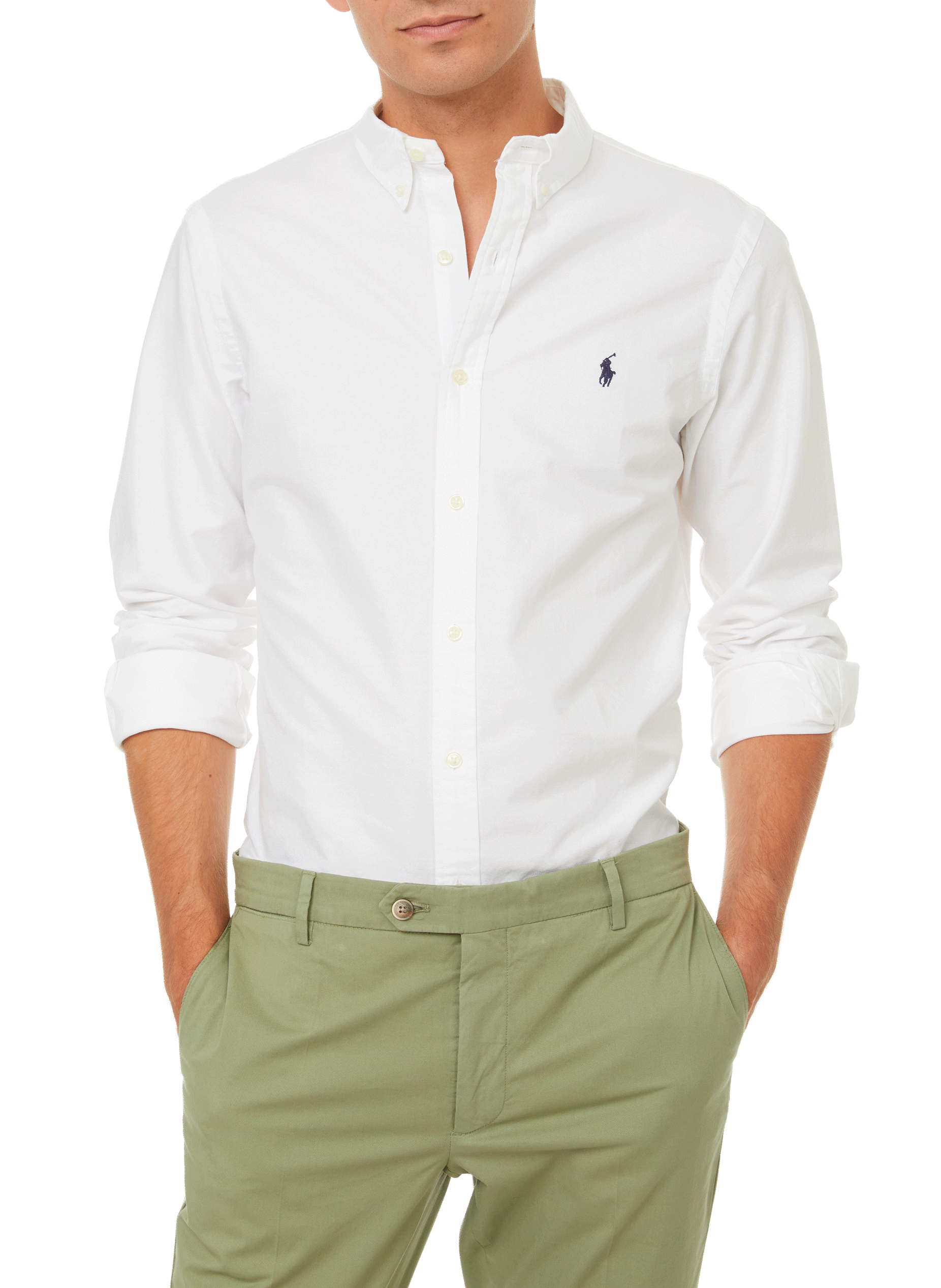 Chemise en coton POLO RALPH LAUREN Blanc
