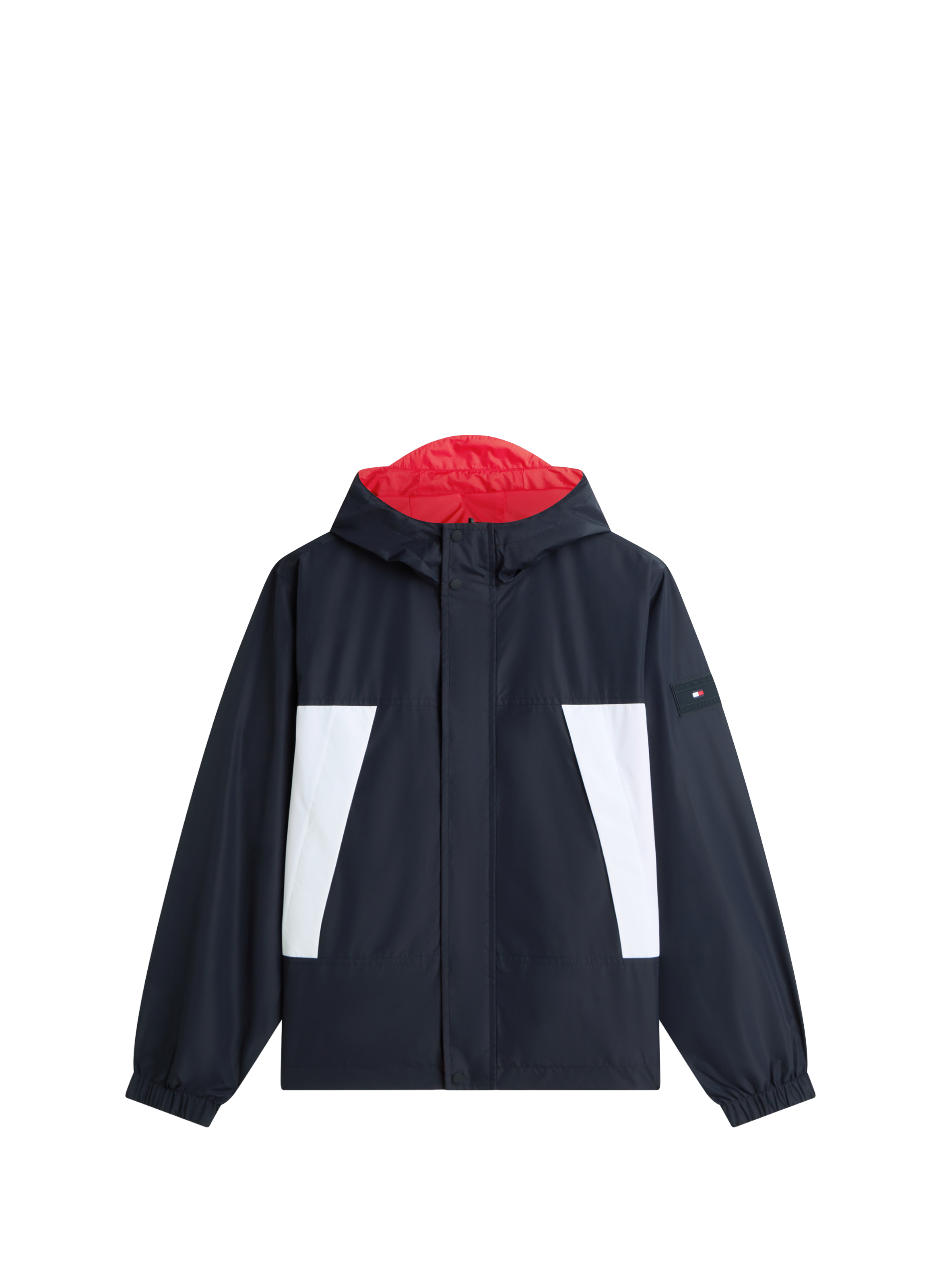 Blouson droit à capuche TOMMY HILFIGER Bleu