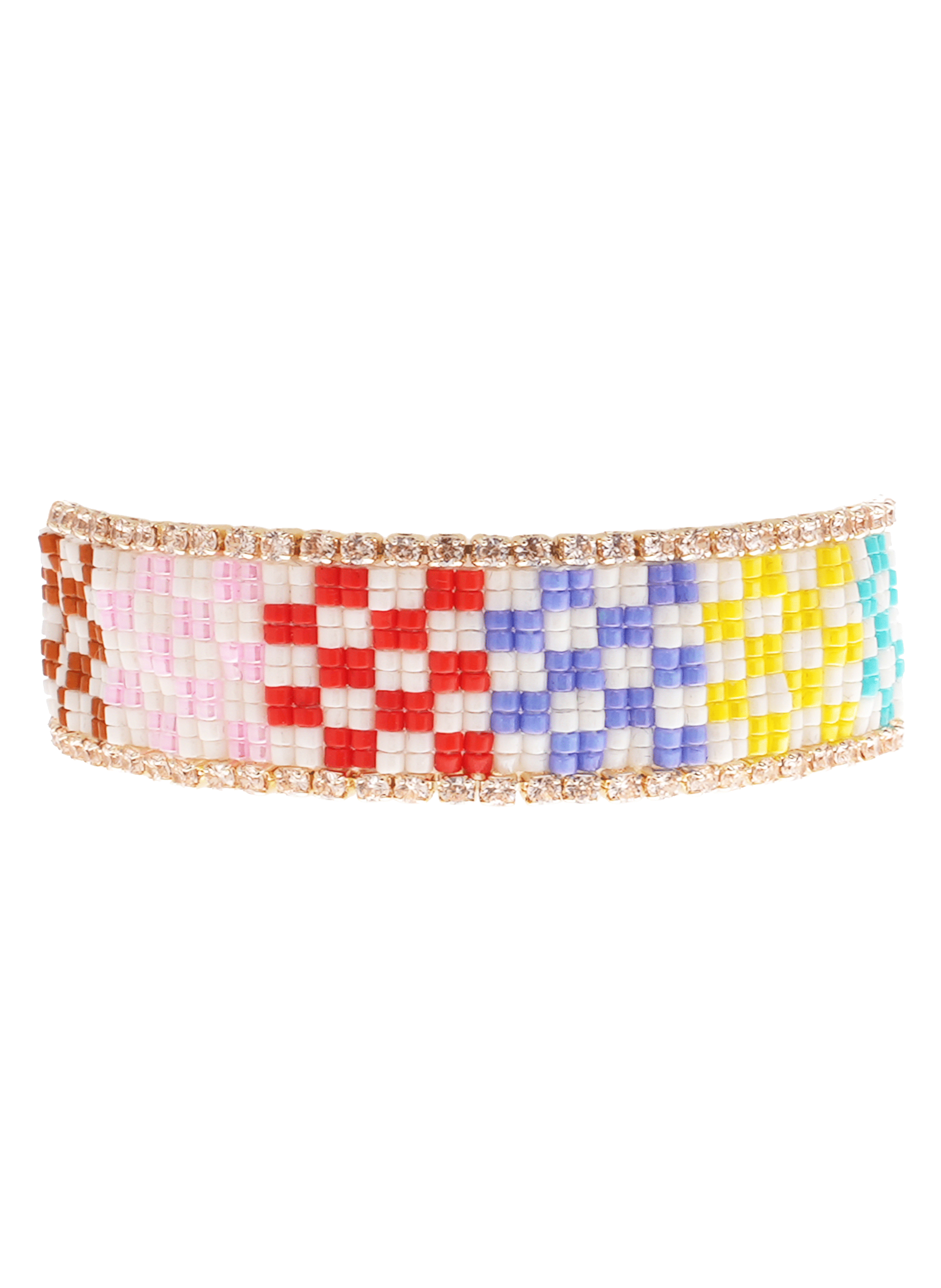 Bracelet tissé de perles réglable benjie HIPANEMA Multicolore