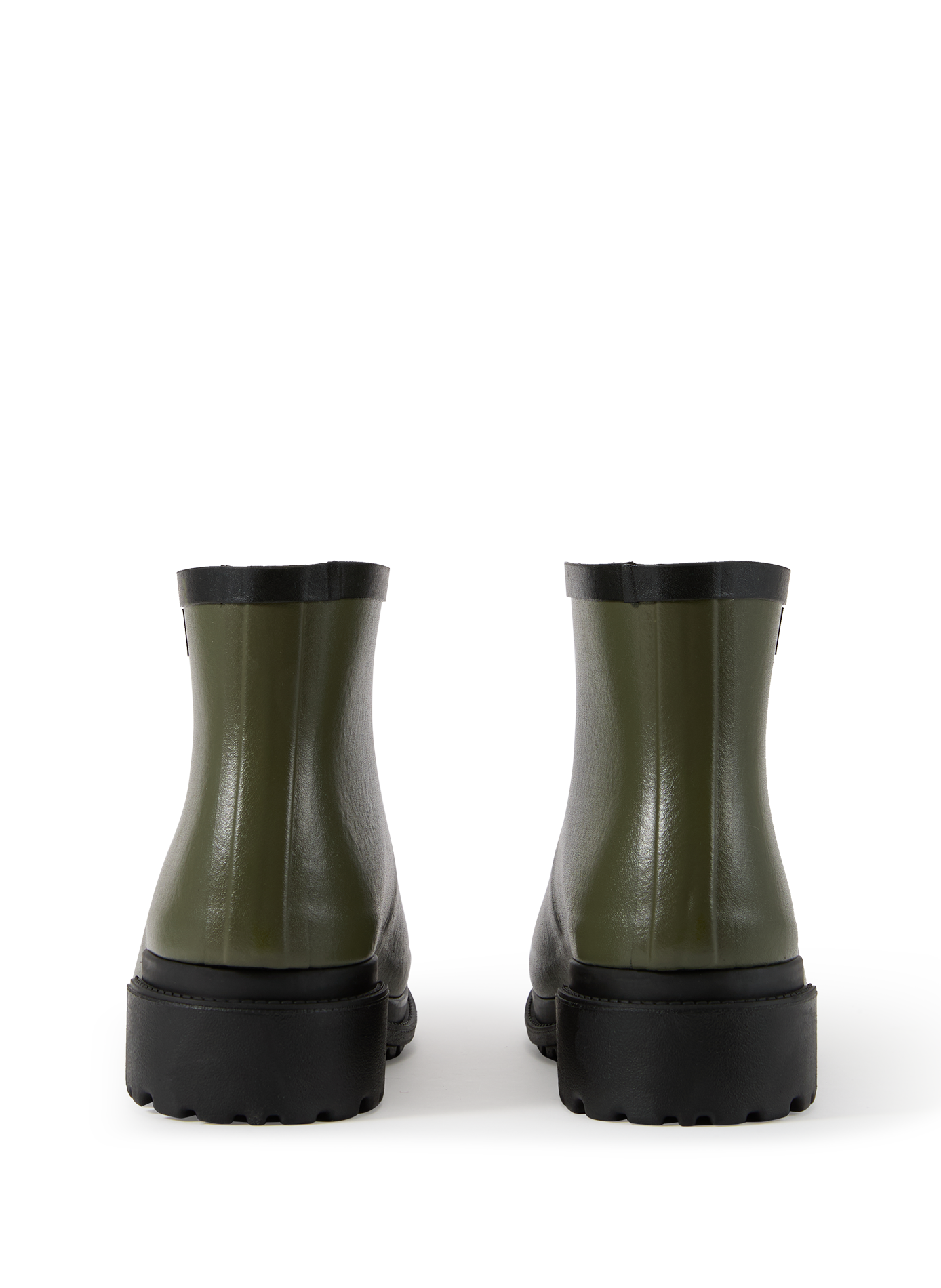 Bottine unie à semelles crantées AIGLE Kaki