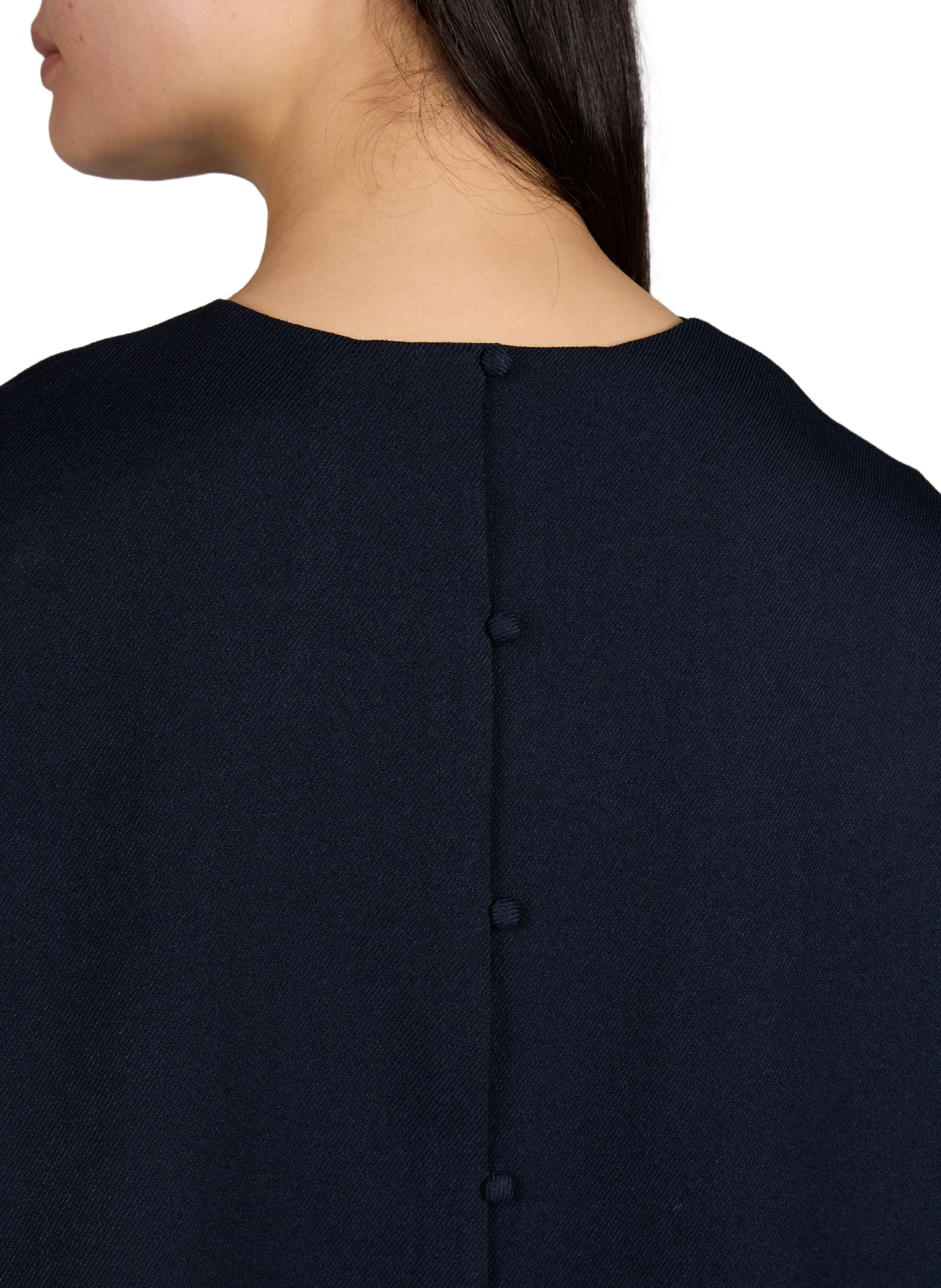 Flared blouse with buttons at the back LE 17 SEPTEMBRE Blue