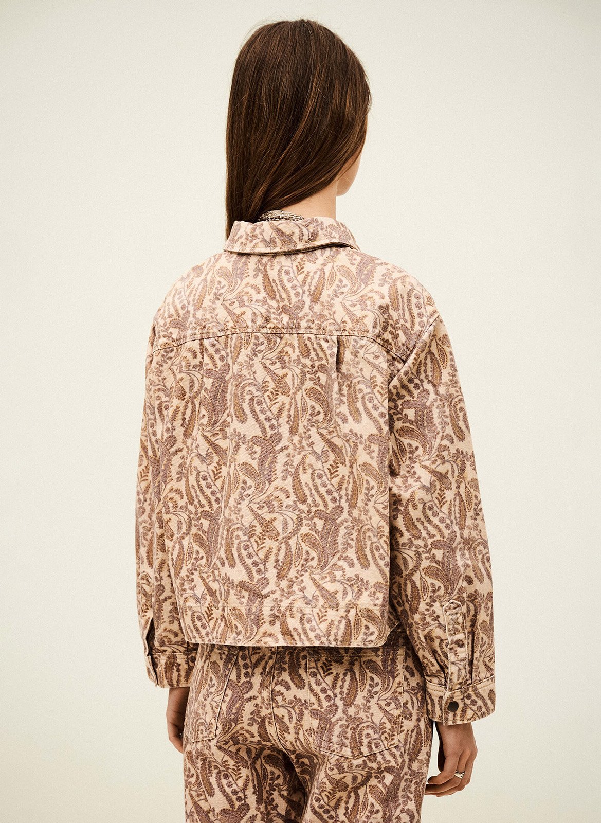 Veste col classique en coton tullia BA&SH Beige