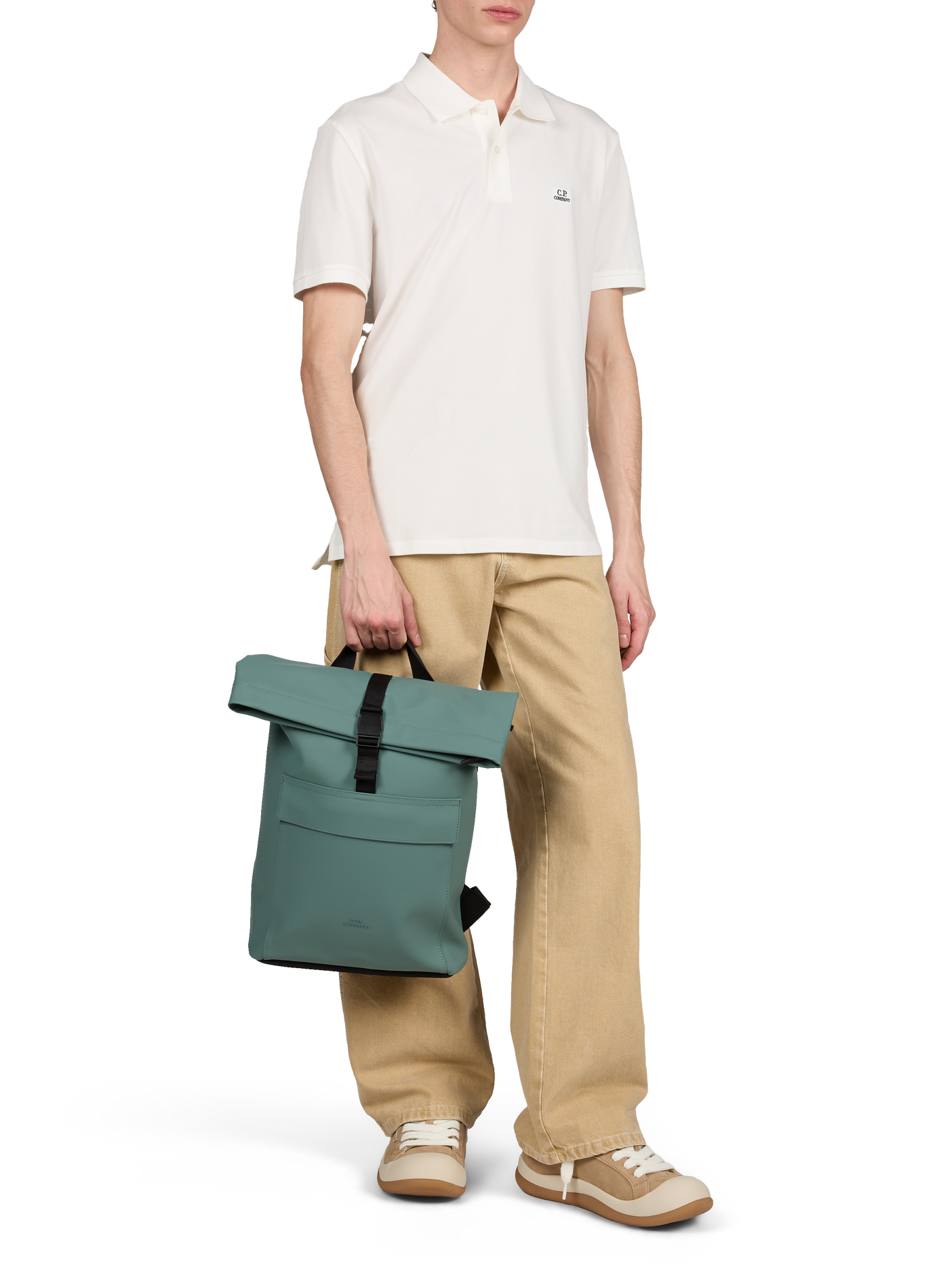  Cotton polo shirt  CP COMPANY White